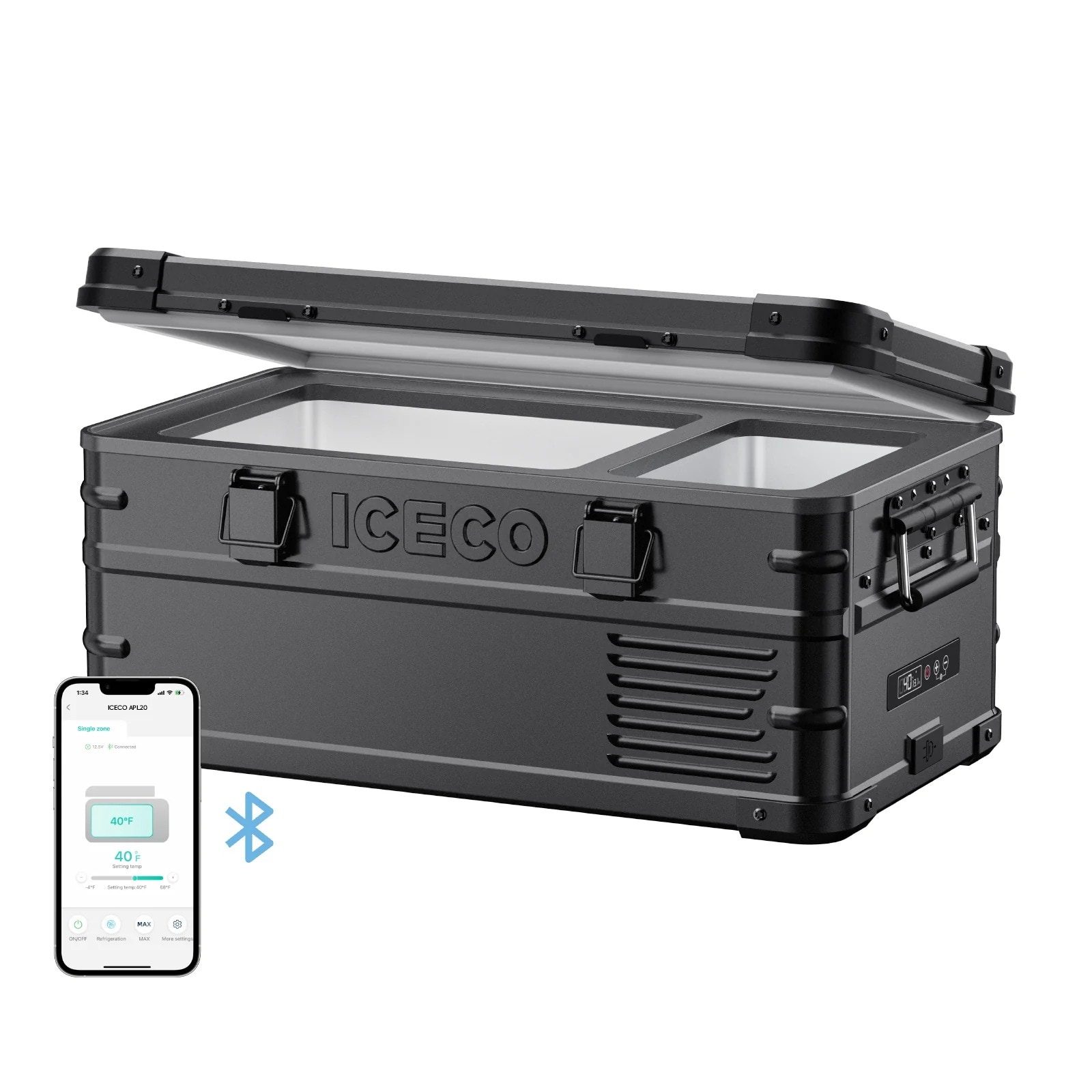 ICECO MC-APL20-BLACK APL20 Black 21 Quart(s) Hard Insulated Chest cooler with Drainage Spout