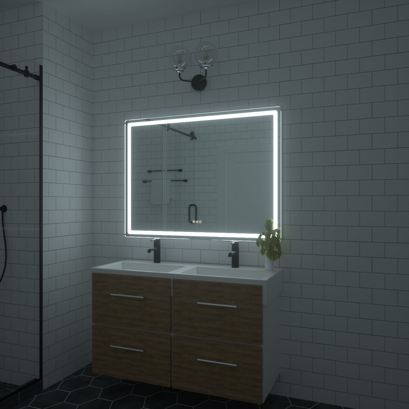 Bayfeve BFKF-4836U4-MIR Framed-Bath-Mirrors - View #18