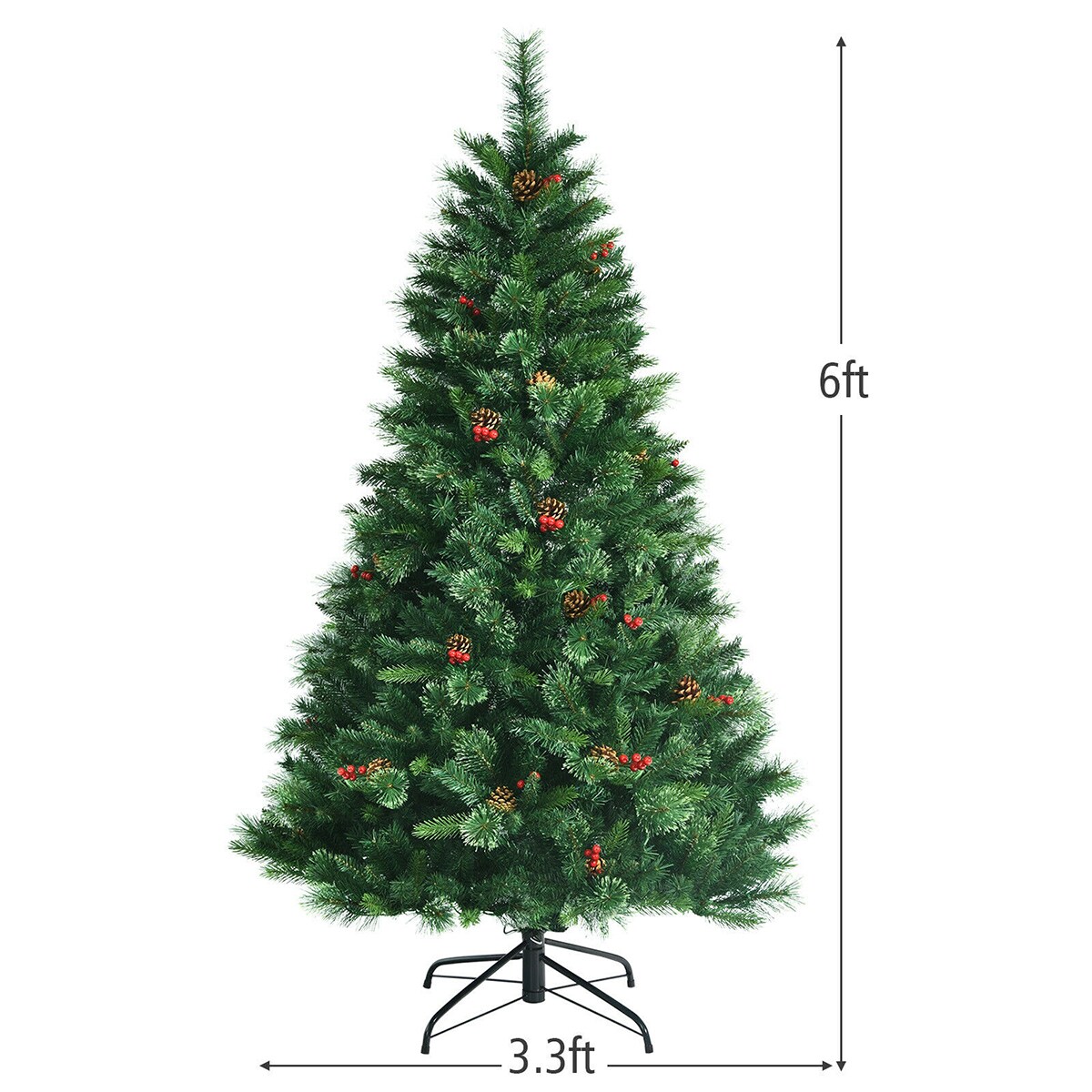 WELLFOR CM-HJY-23450US Artificial-Christmas-Trees - View #10