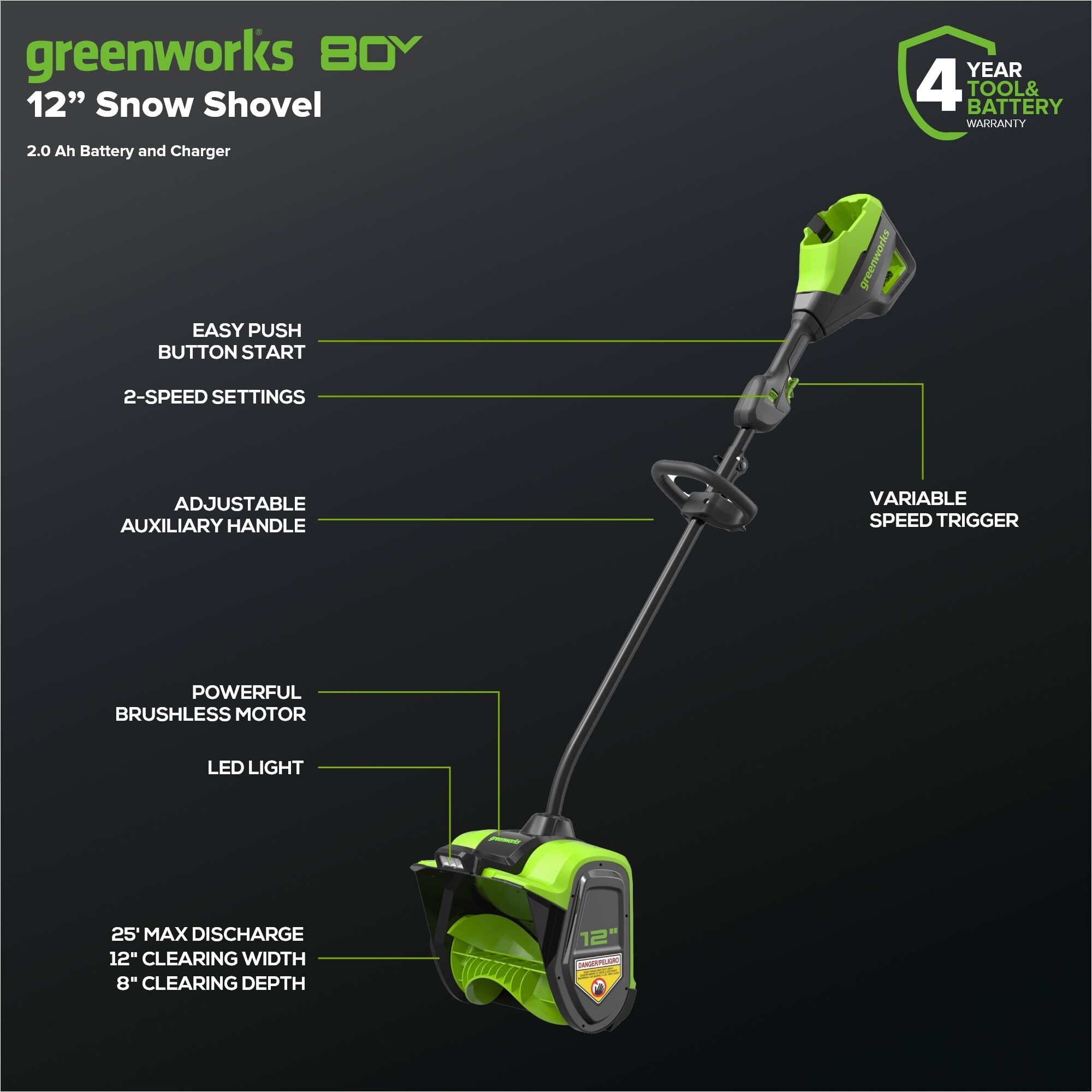 Greenworks SS80L211 m040060 - View #4