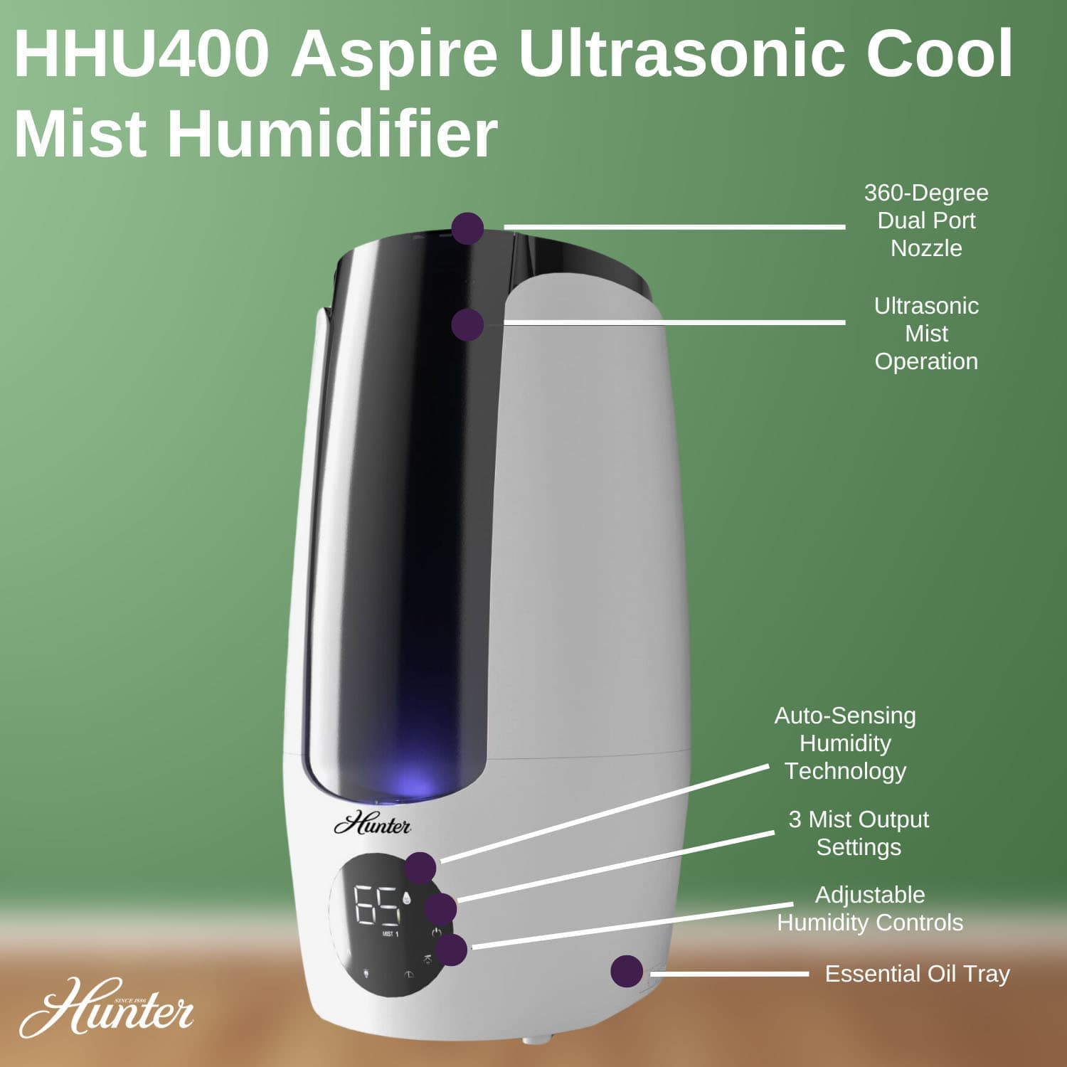 Hunter HHU400-GRA t040290 - View #2