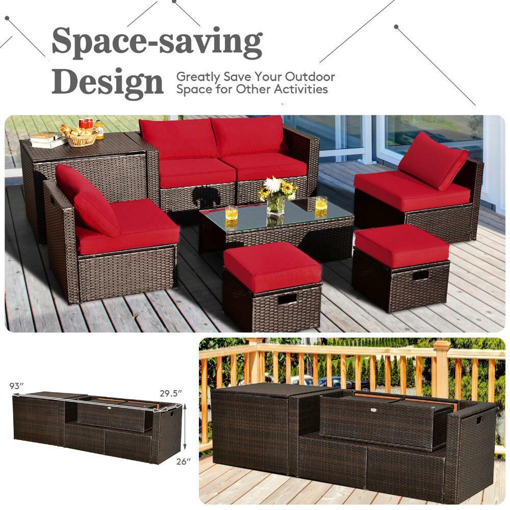 Slickblue D-CO-+ER29586WH Patio-Conversation-Sets - View #3