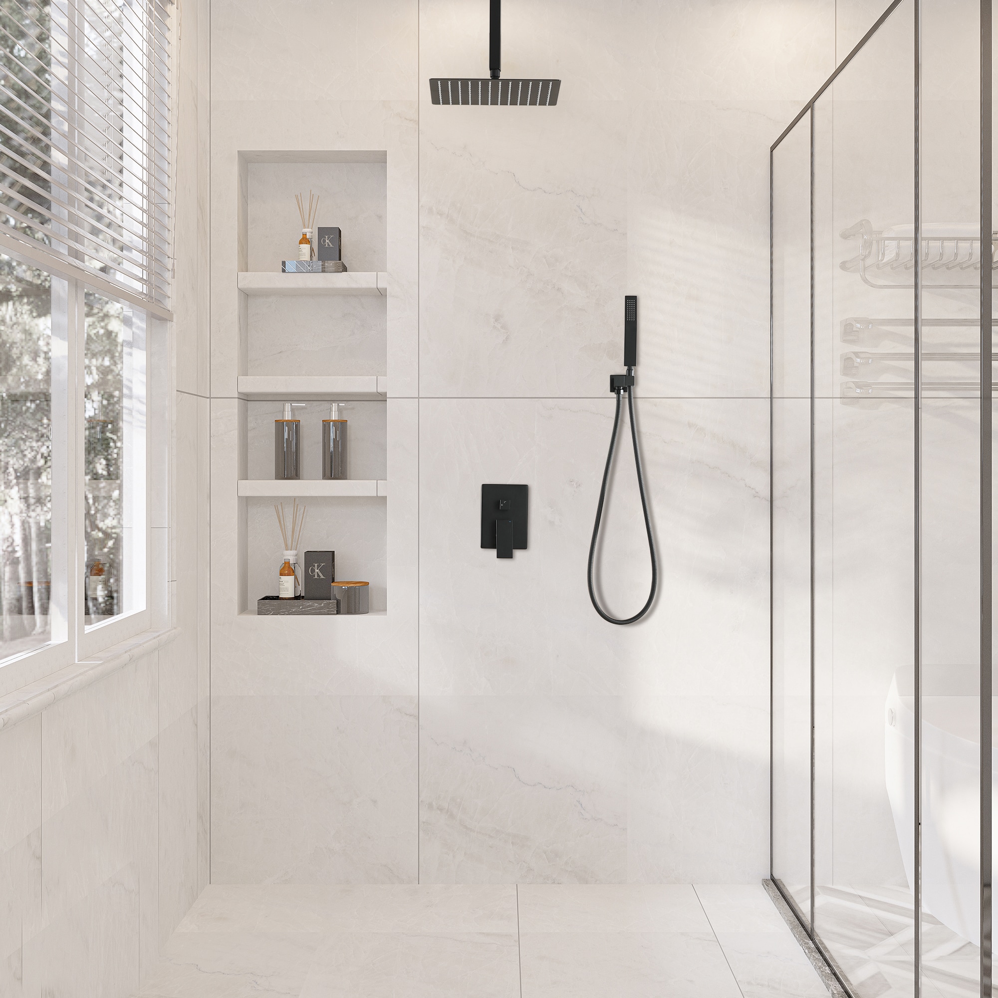 Mondawe MOEB112-10MB Showerhead-Bar-Panels - View #3