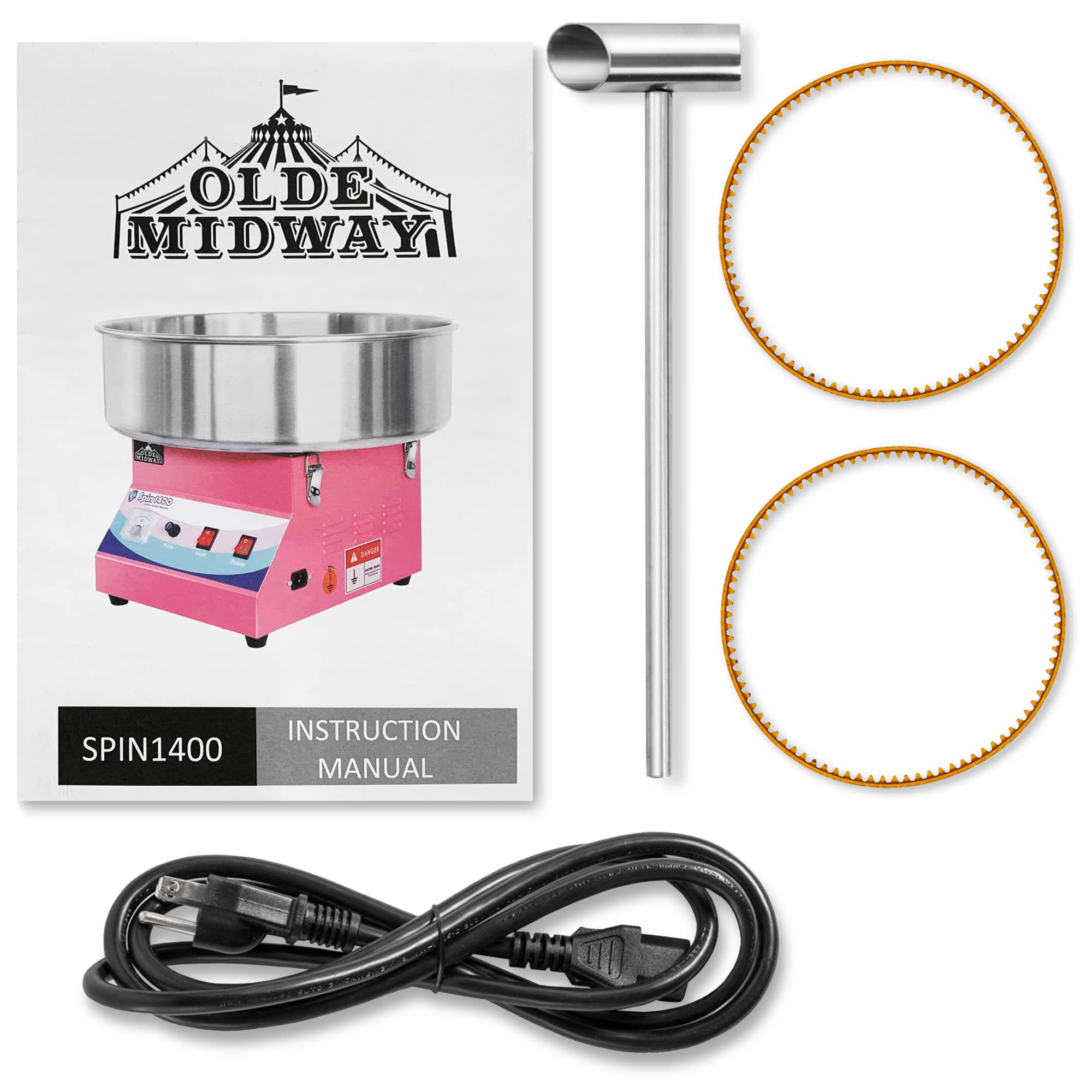 Olde Midway CON-COT1400+CV22 Cotton-Candy-Makers - View #6