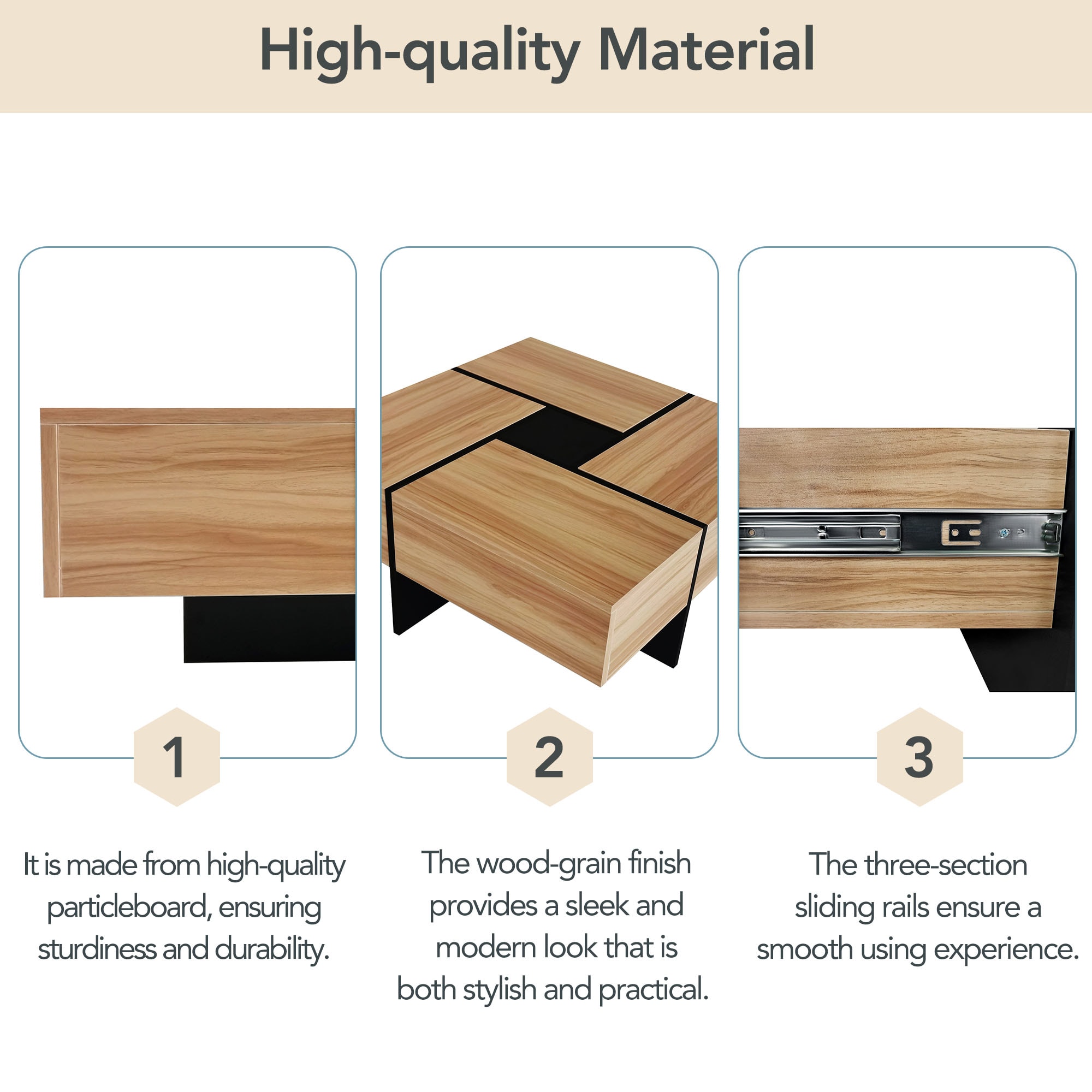 Mondawe OR-W2554D-TR Coffee-Tables - View #6