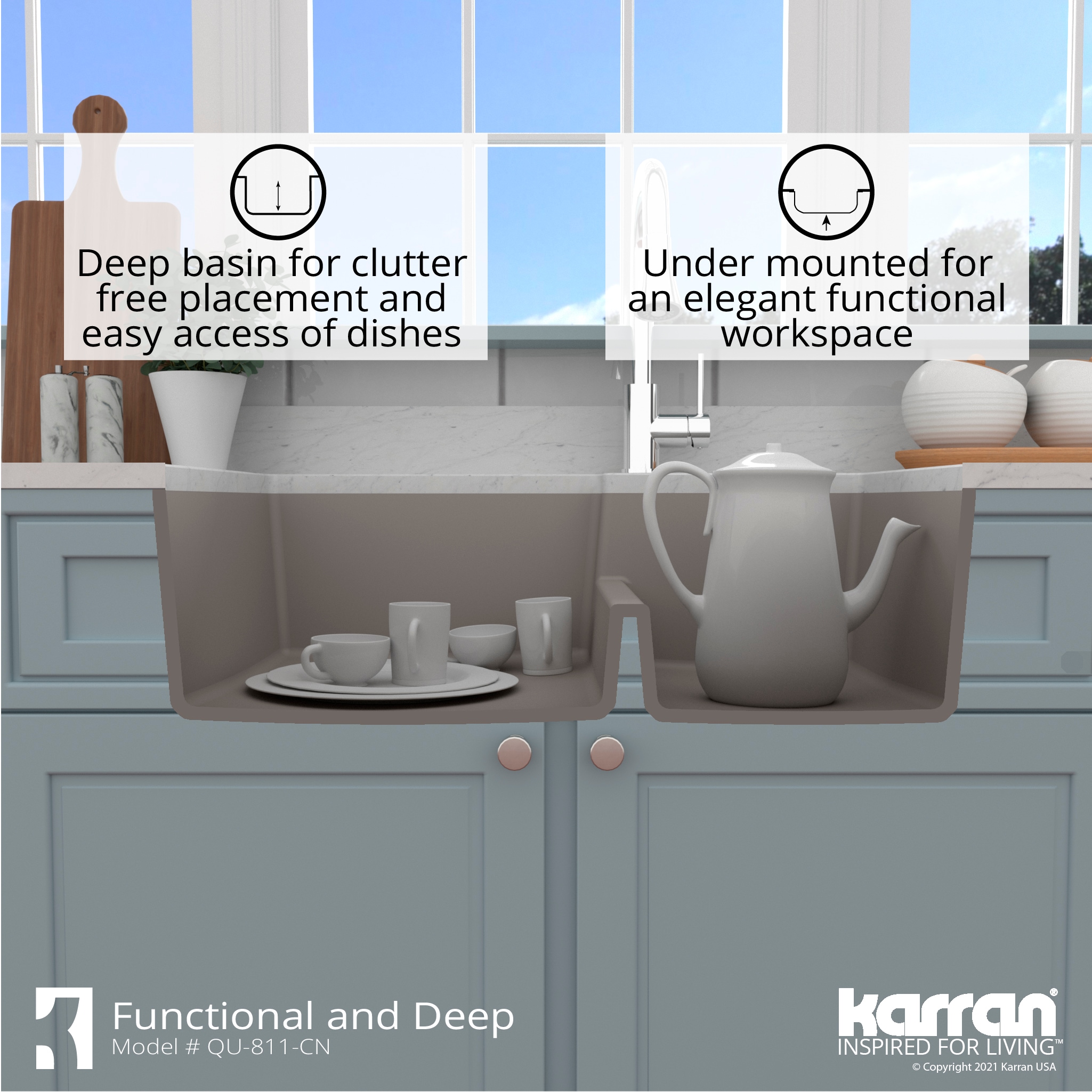 Karran QU-811-CN-PK1 Kitchen-Sinks - View #10