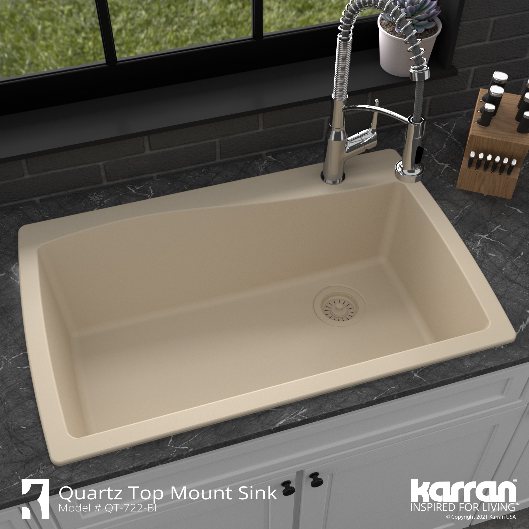 Karran QT-722-BI-PK1 Kitchen-Sinks - View #7