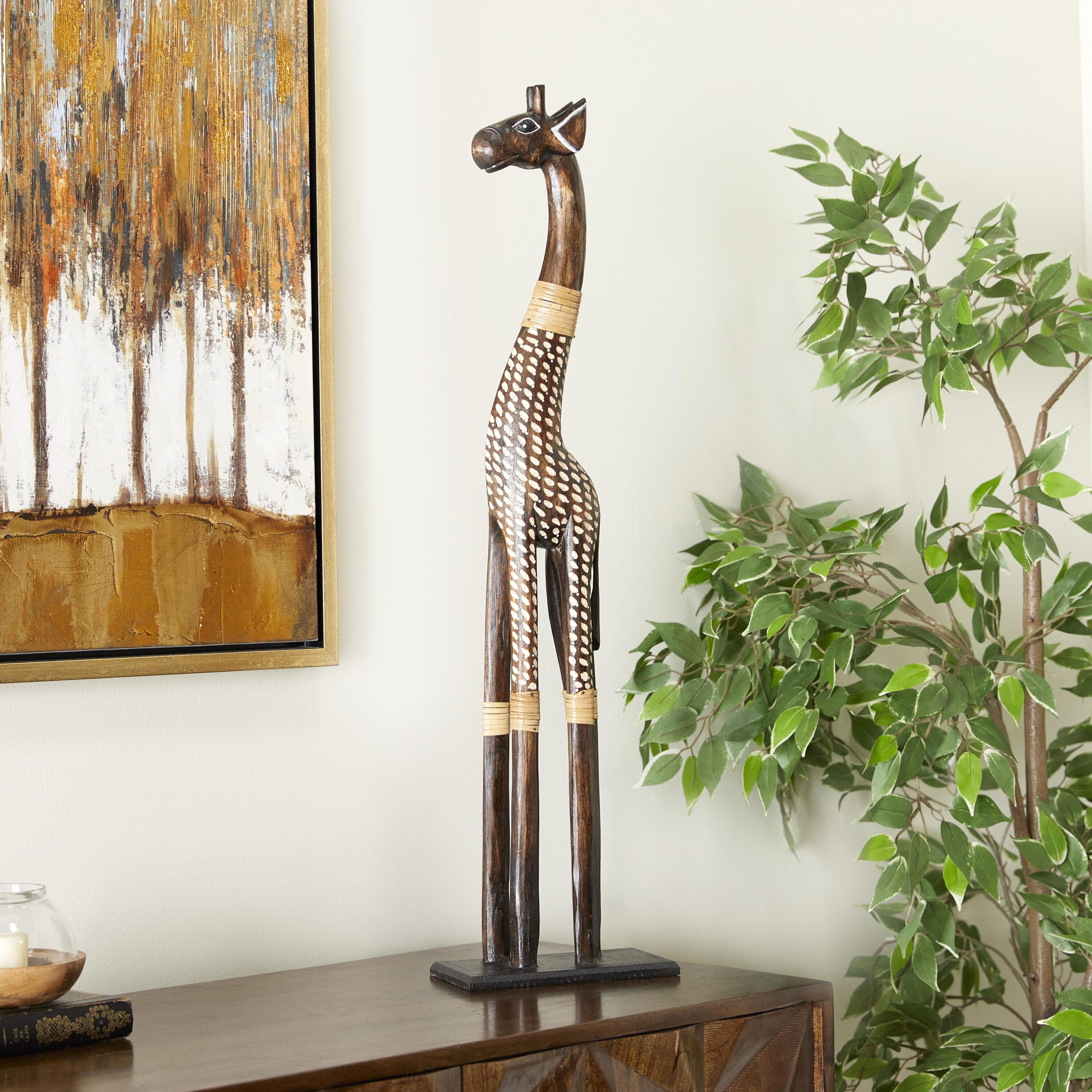 Grayson Lane 36678 Brown Wood Eclectic Sculpture