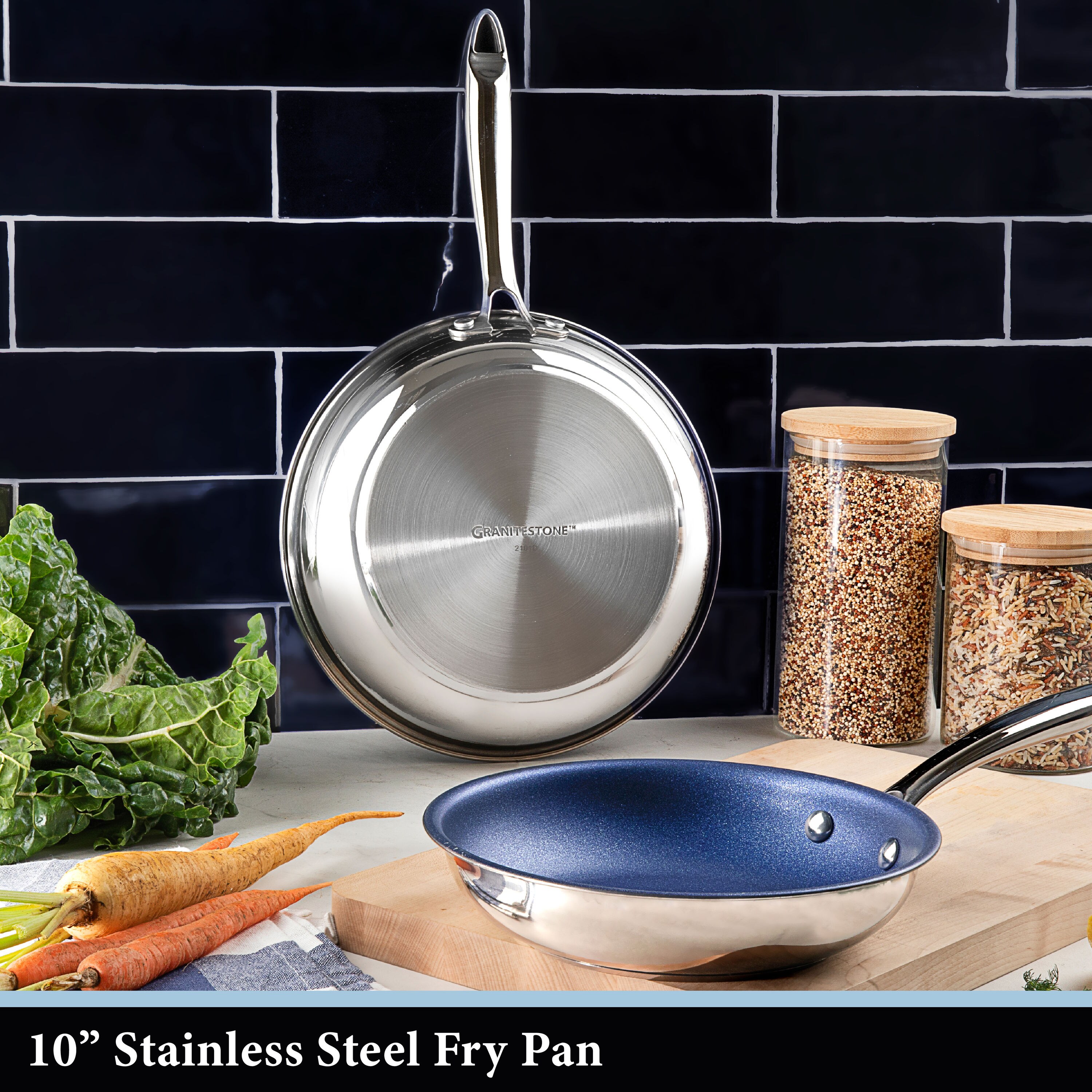 Leejay 10 - Piece Stainless Steel (18/10) Cookware Set