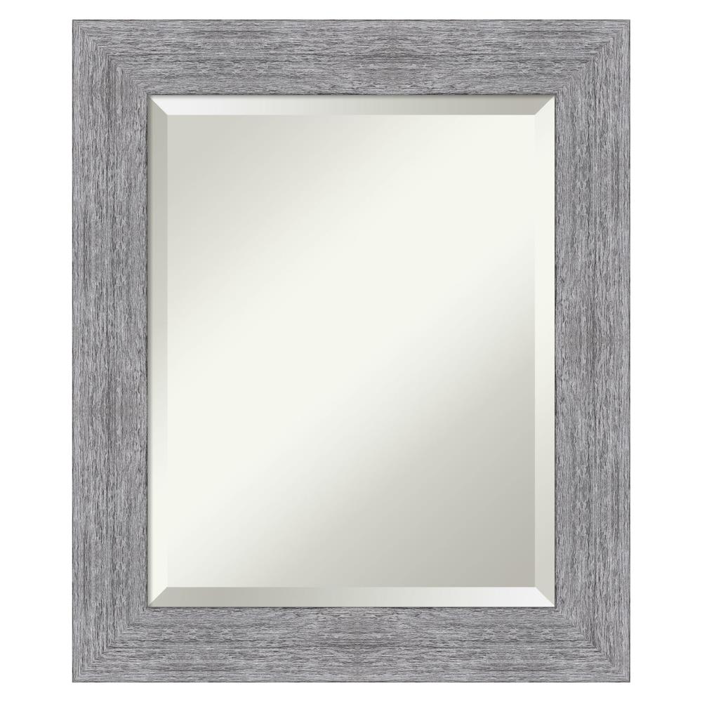 Amanti Art DSW4960747 Bark 21.25-Inches x 25.25-Inches Framed Rectangle Bathroom Vanity Mirror ( Distressed Grey )