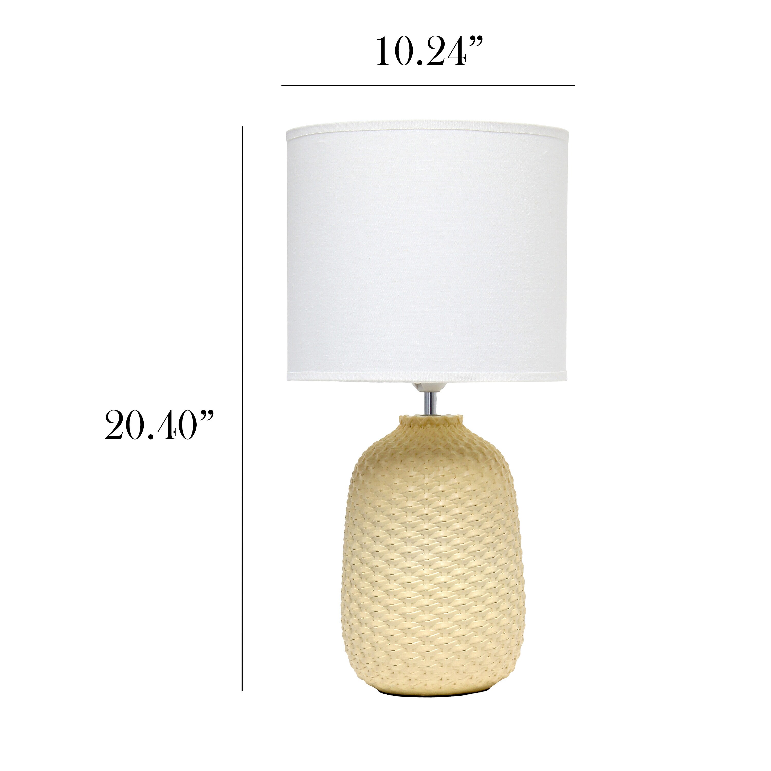 Simple Designs LT1135-YLW Table-Lamps - View #11