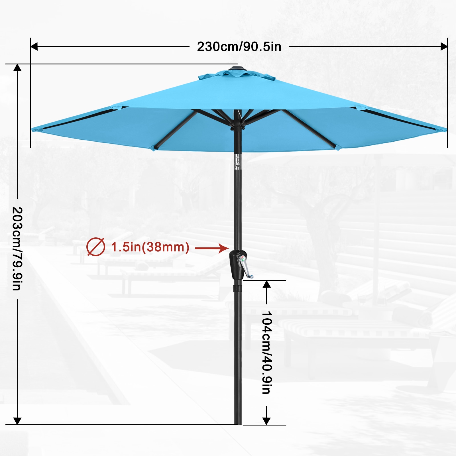 ABCCANOPY 9USLS6923A22UB03TSY6 Umbrellas-2 - View #2