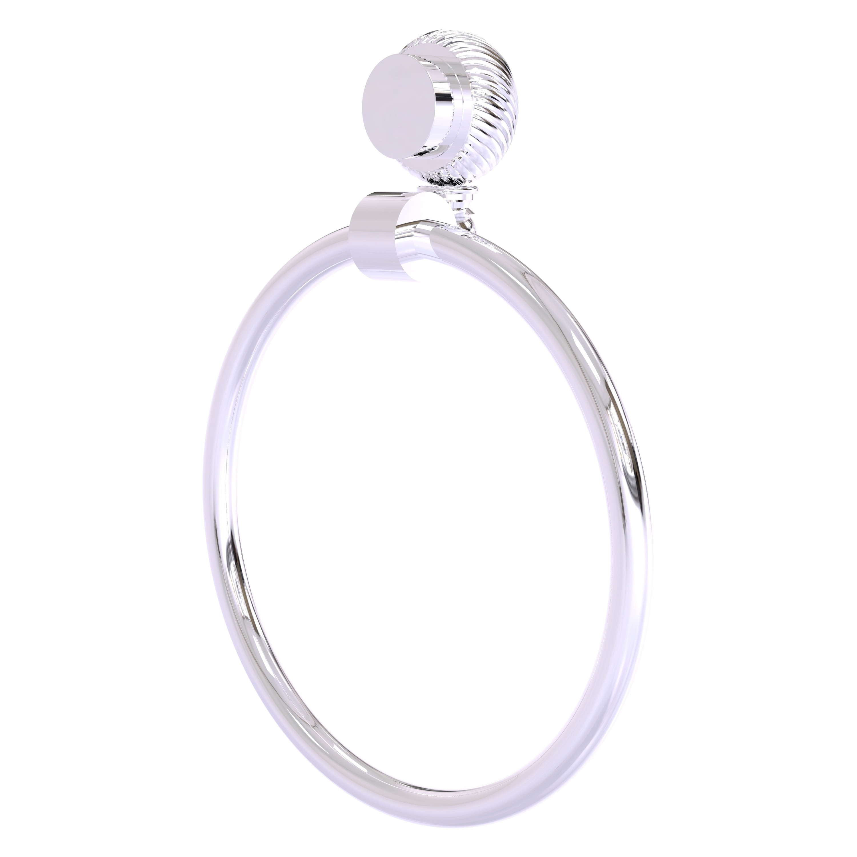 Allied Brass 416T-PC Venus Polished Chrome Wall mount Single Towel Ring