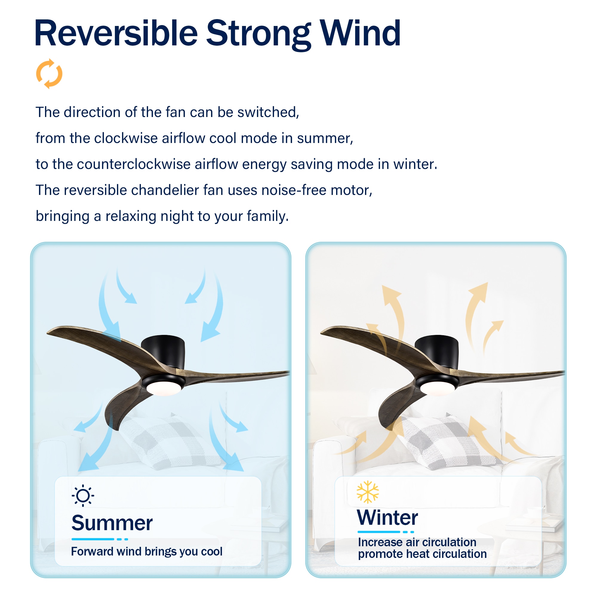 WELLFOR GYH44-1084-4WH Ceiling-Fans - View #11