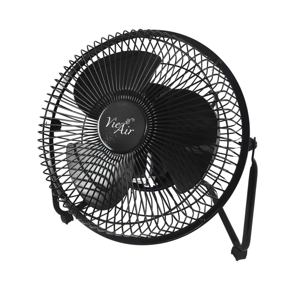 Vie Air 84996361M 10-Inches 120 -Volt 3 -Speed High Velocity Indoor Black Desk Fan