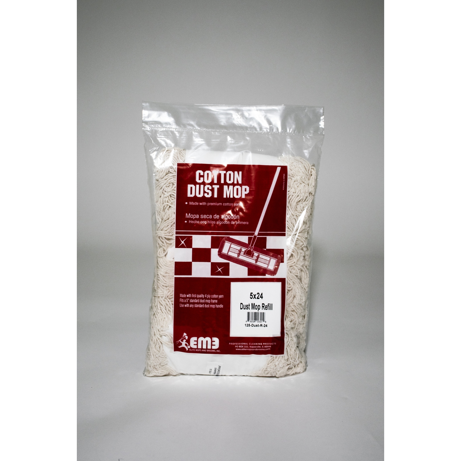 Elite  Mops and Brooms Dust Cotton Mop Refill 1 pk