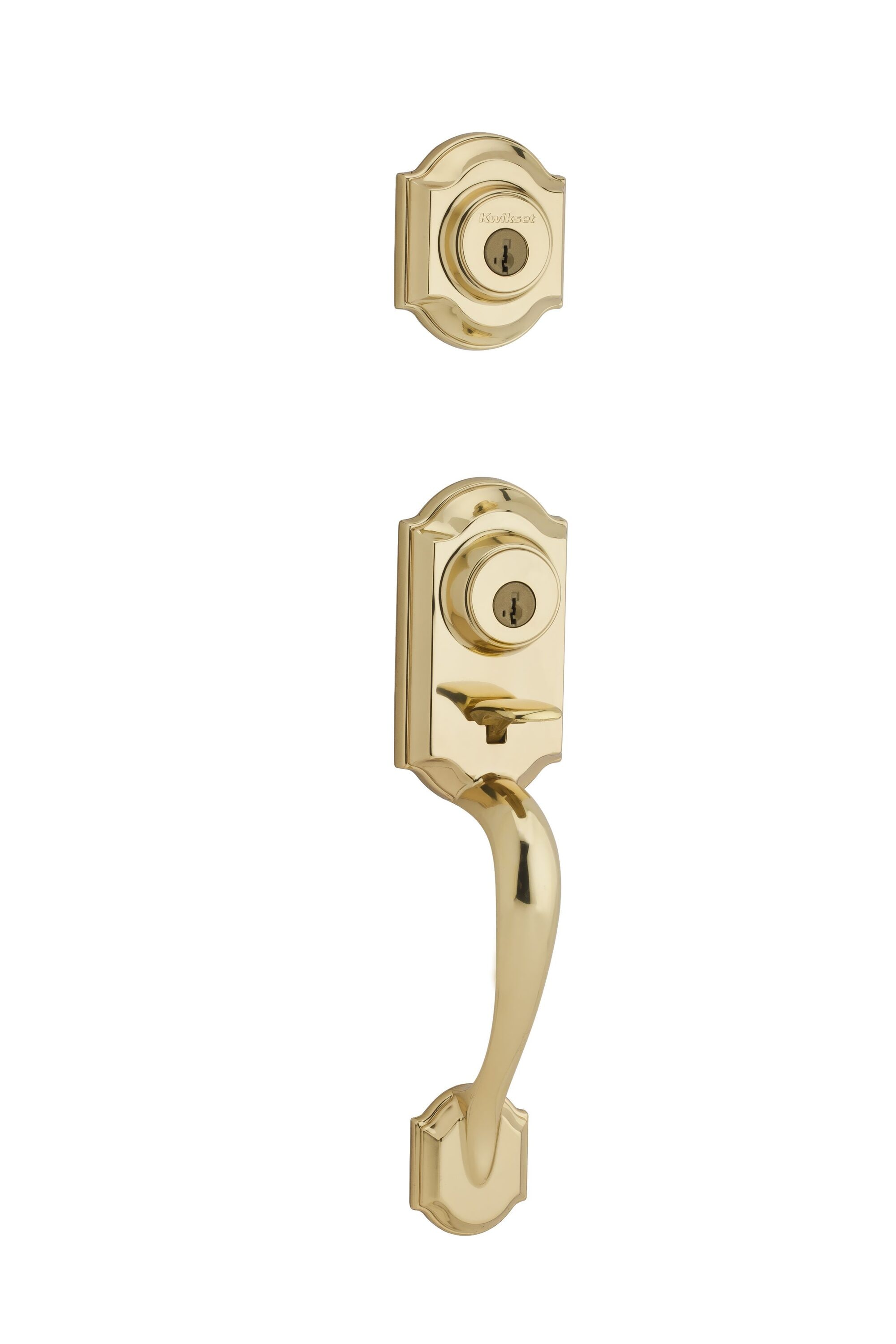 Entry Door Exterior Handle Gold Handlesets At Lowes.com