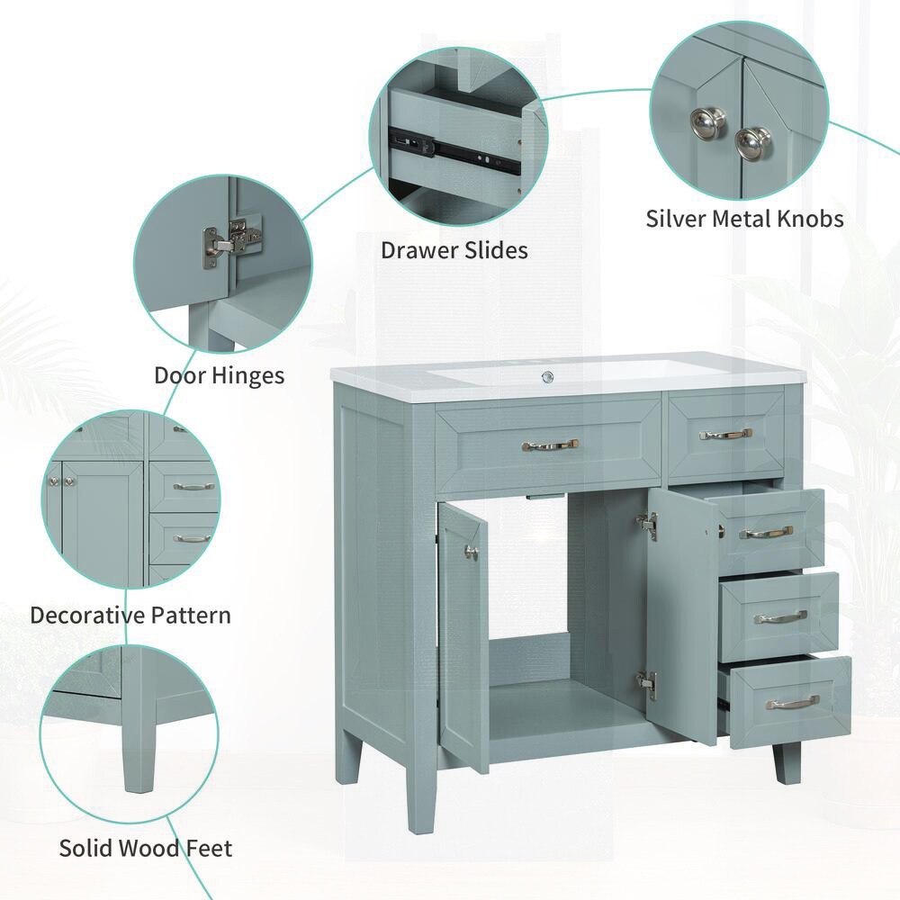 SunJet U7KALUF6VI1XQ Vanity-Tops - View #2