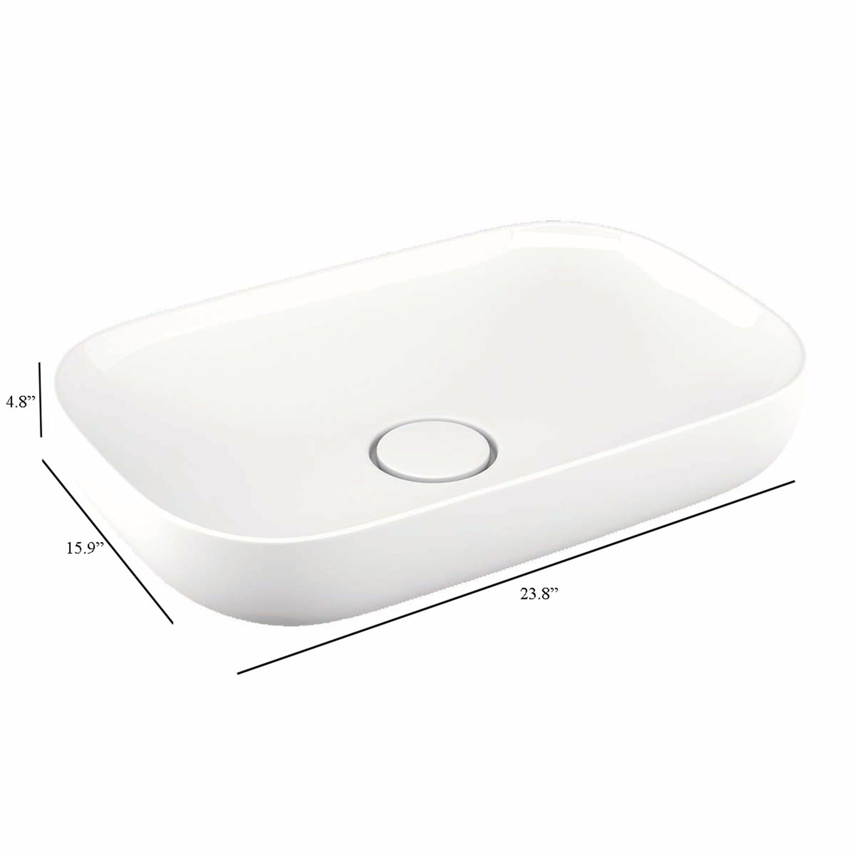 WS Bath Collections VISION 6260 Bath-Sink - View #7