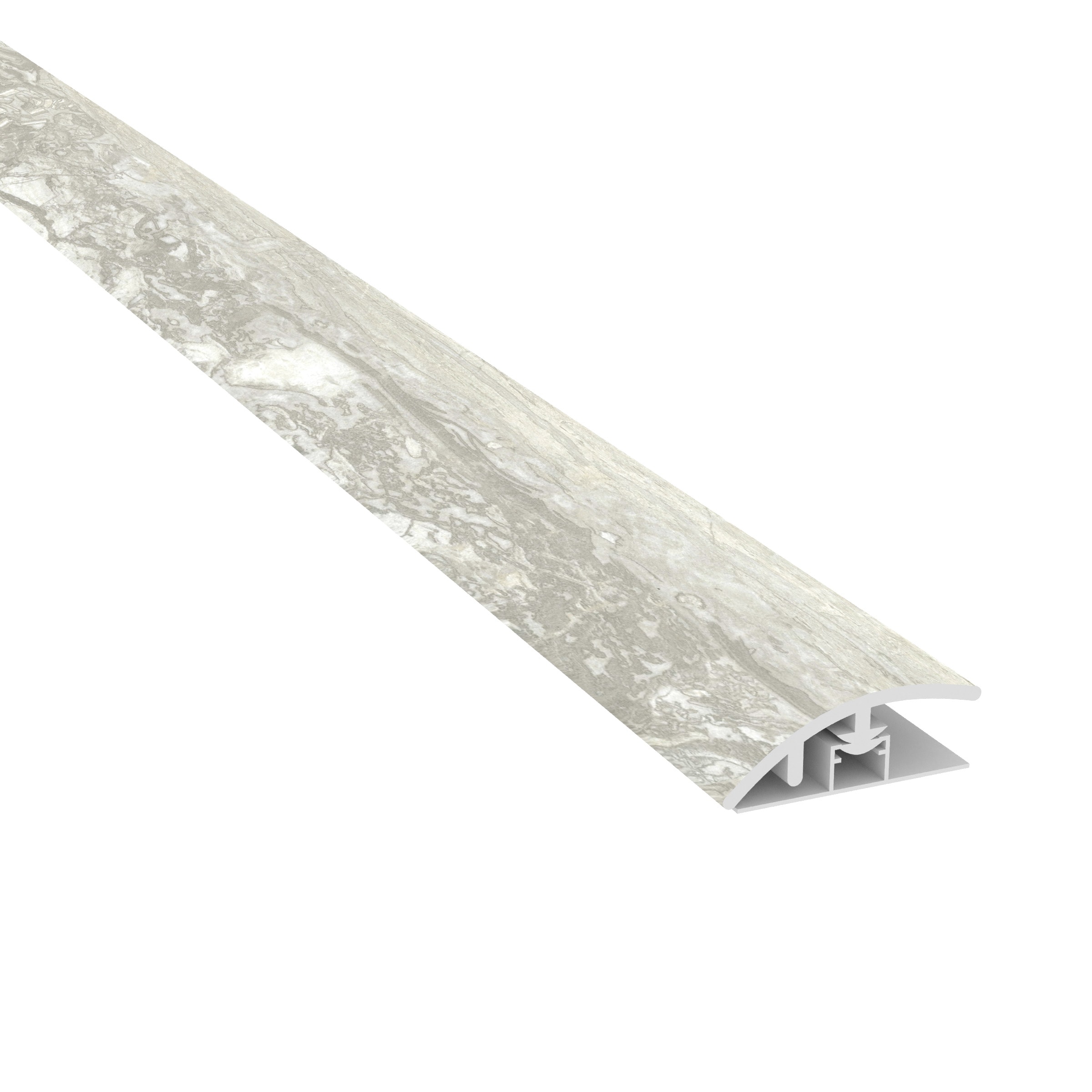 CALI 7701000212 Shorebreak Stinson Marble 1/2-in T x 1-3/4-in W x 72.83-in L Prefinished Vinyl Reducer Floor Moulding Trim
