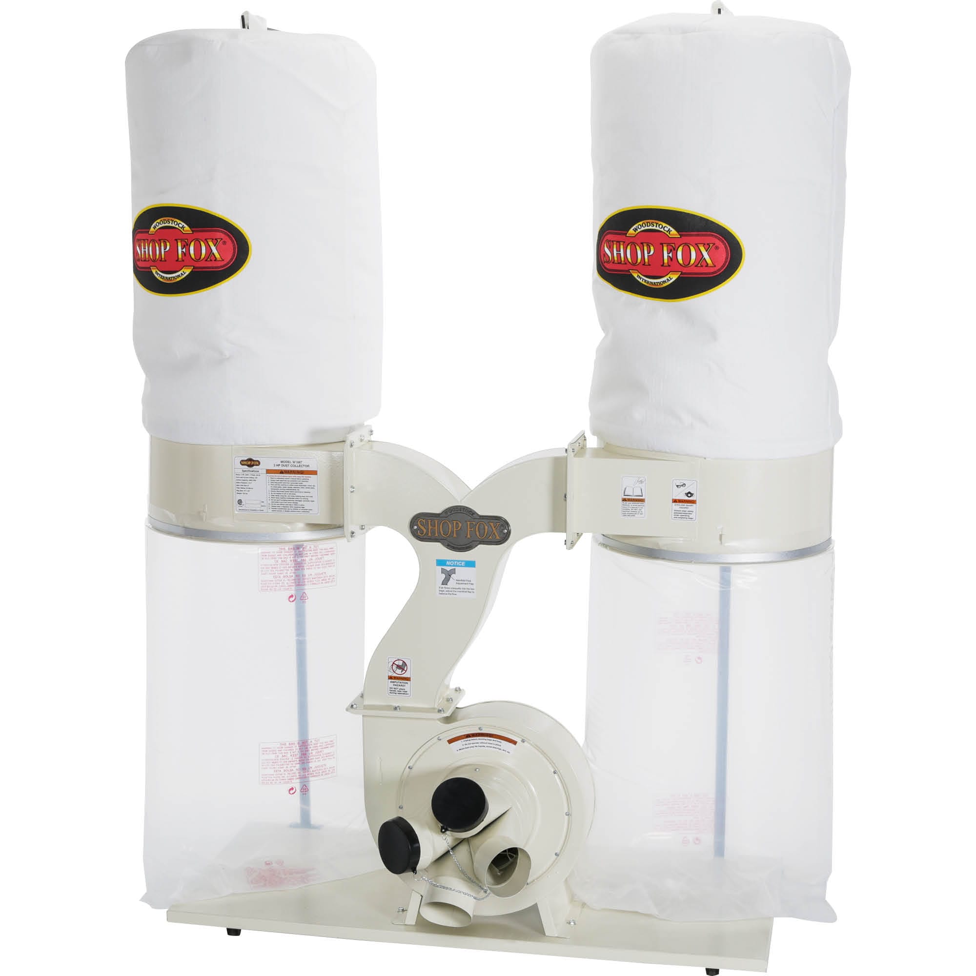 Shop Fox W 50-Gallon Dry Dust Collector with Polyester Filter W1687 Sansujyuku sansujyuku.com