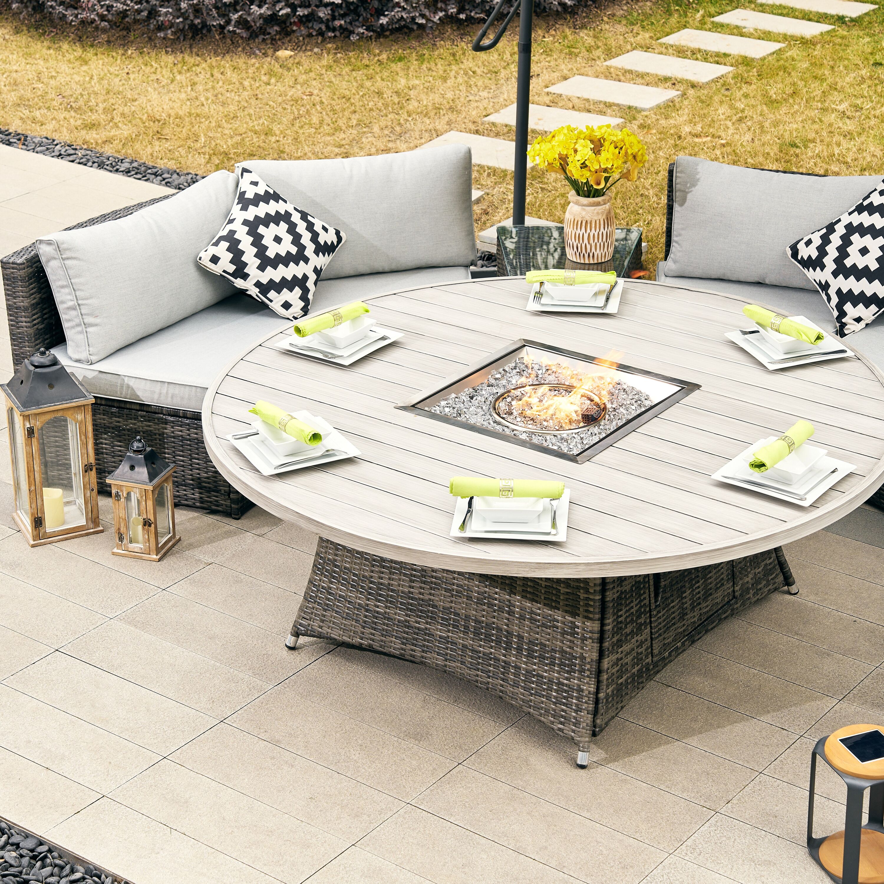 Moda Furnishings MAG-1205B-1108 Patio-Conversation-Sets - View #2