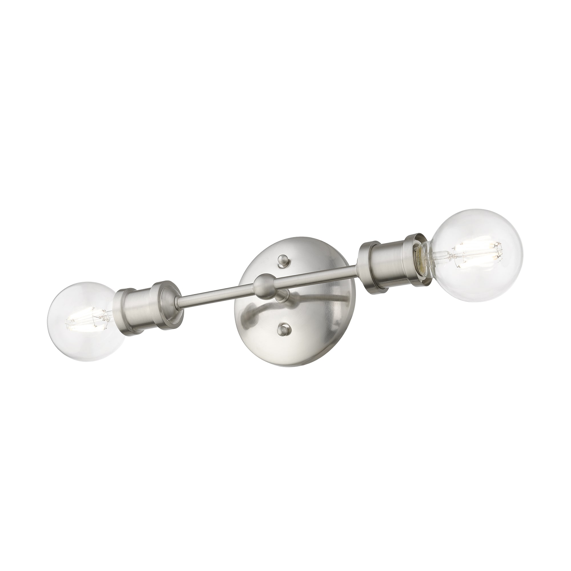 Lansdale Brushed Nickel 12" Contemporary Vanity Light