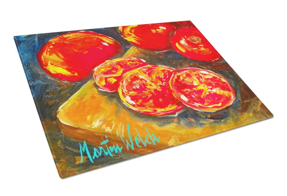 Caroline's Treasures MW1099LCB 11.25-in L x 15.75-in W Glass Cutting Board