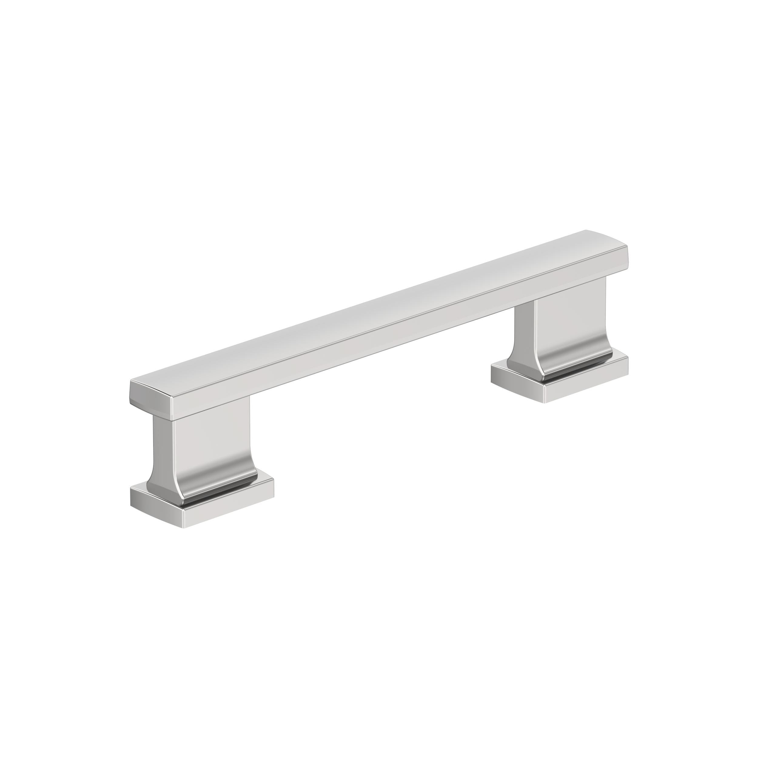 Amerock 25VMP3709126 Triomphe 3-3/4-in , 96mm Center to Center Polished Chrome Rectangular Bar 25 -Pack