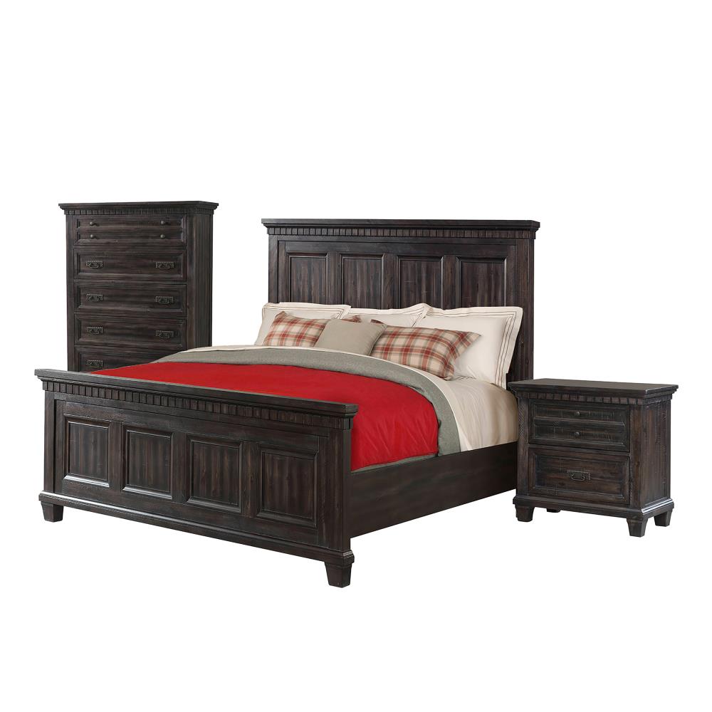 Picket House Furnishings Steele Smokey Brown Queen Bedroom Set #MO6003QB