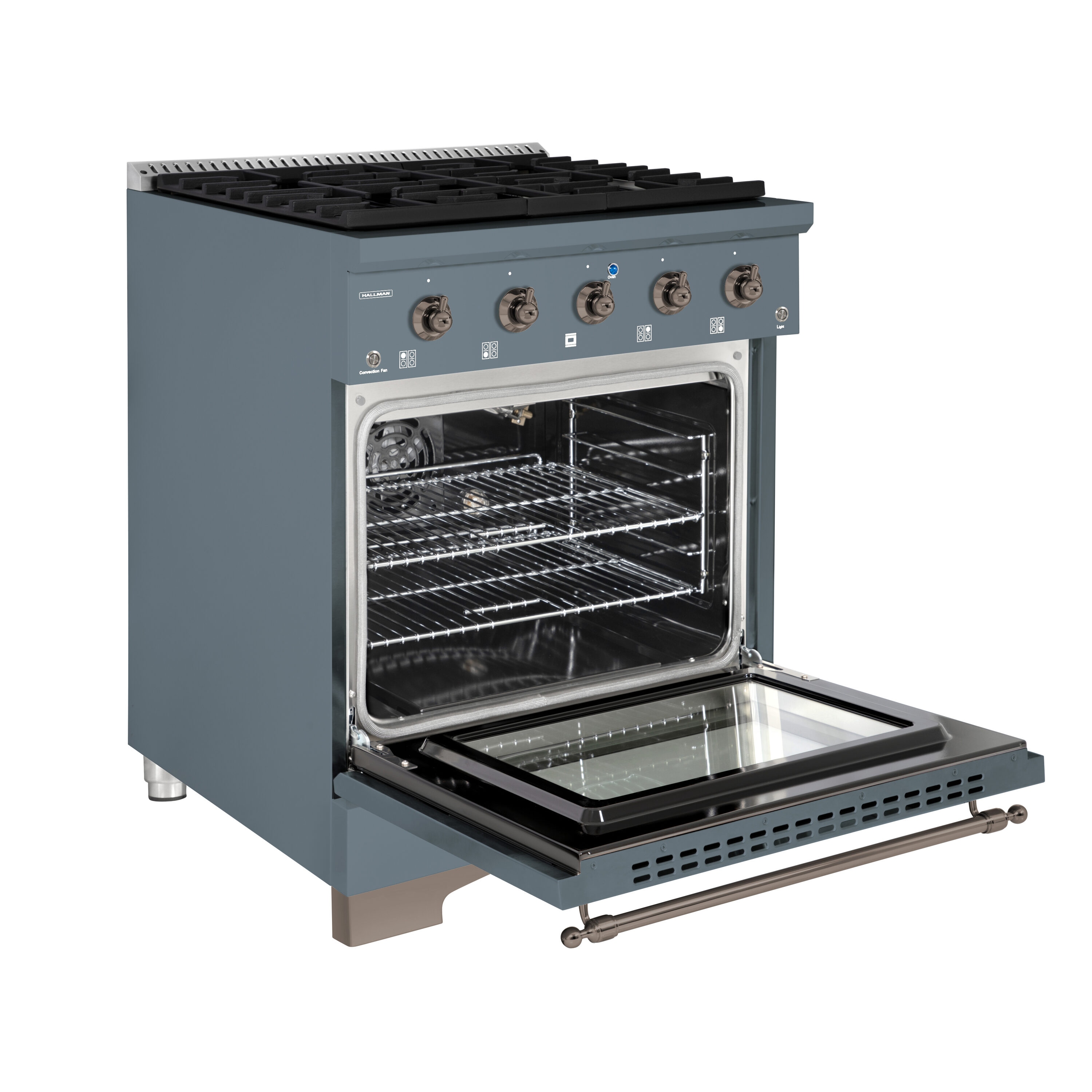 Hallman HCLRG30BZGR Freestanding-Gas-Ranges - View #4