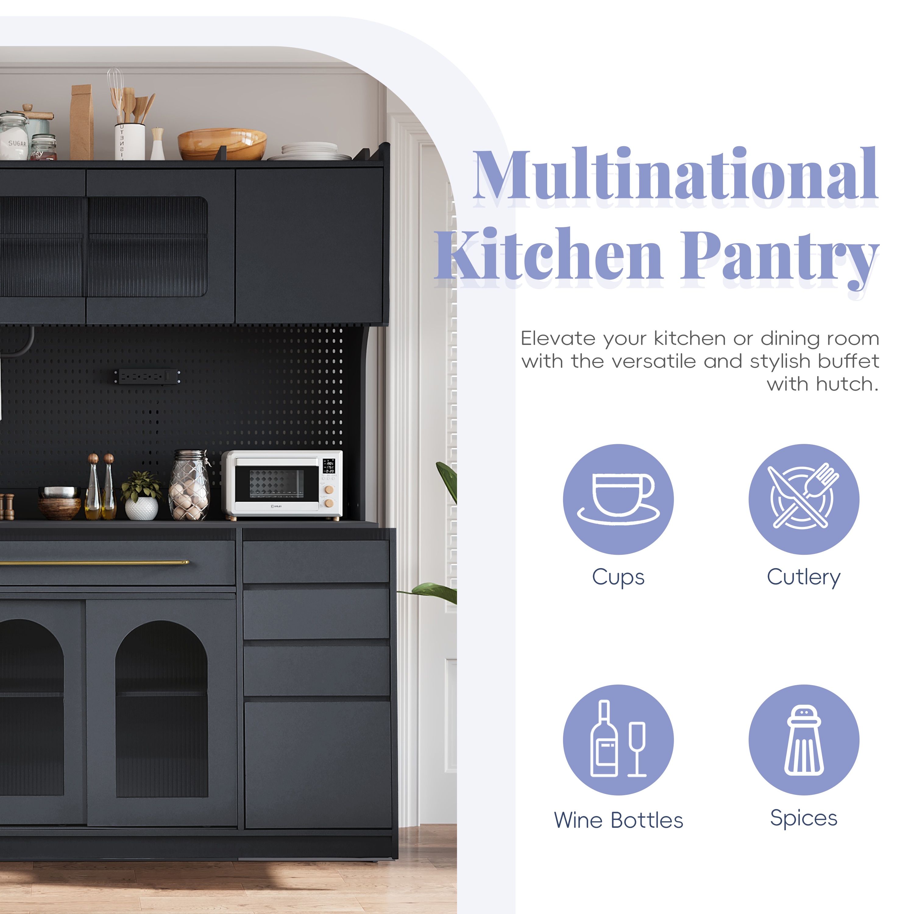 Oaks Decor OAN717079B Dining-Kitchen-Storarge - View #9