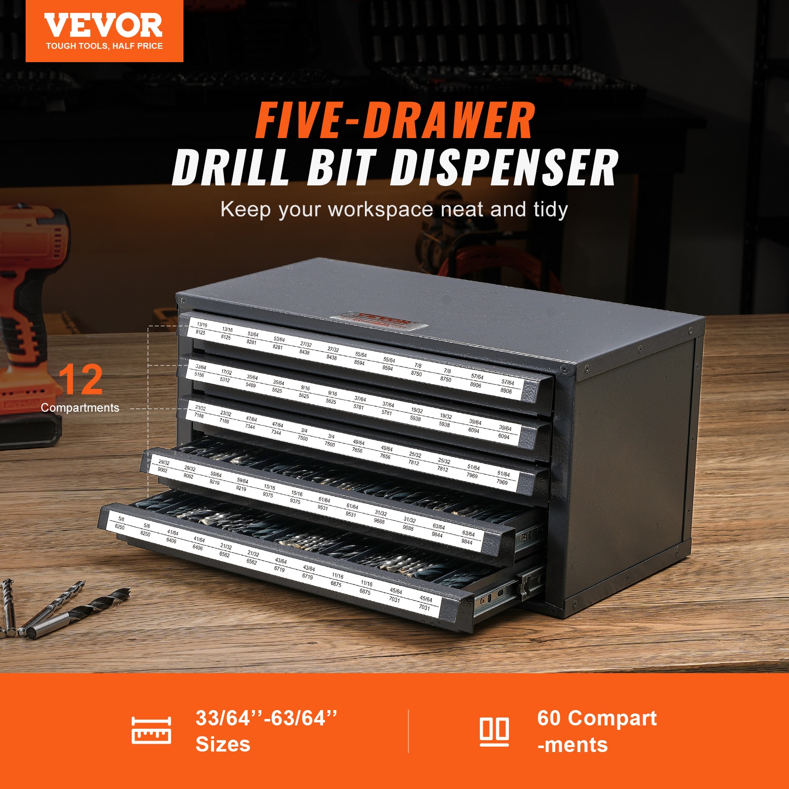 VEVOR WCZTF33646364C1J0V0 Tool-Boxes - View #3