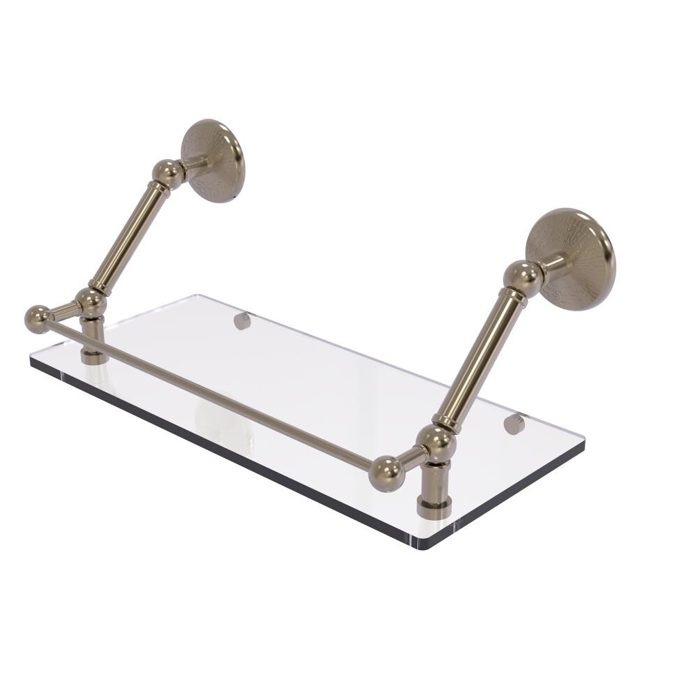 Allied Brass PMC-1-18-GAL-PEW Prestige Monte Carlo Antique Pewter Wall mount Bathroom Shelf ( 18-in x 8-in x 8-in )