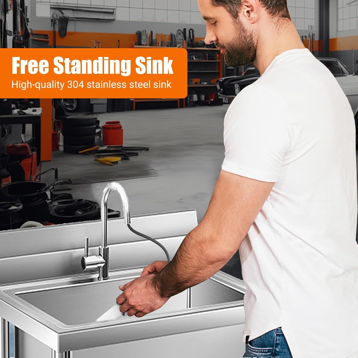 Qeetex SC-W546F427 Laundry-Tubs-Utility-Sinks - View #5