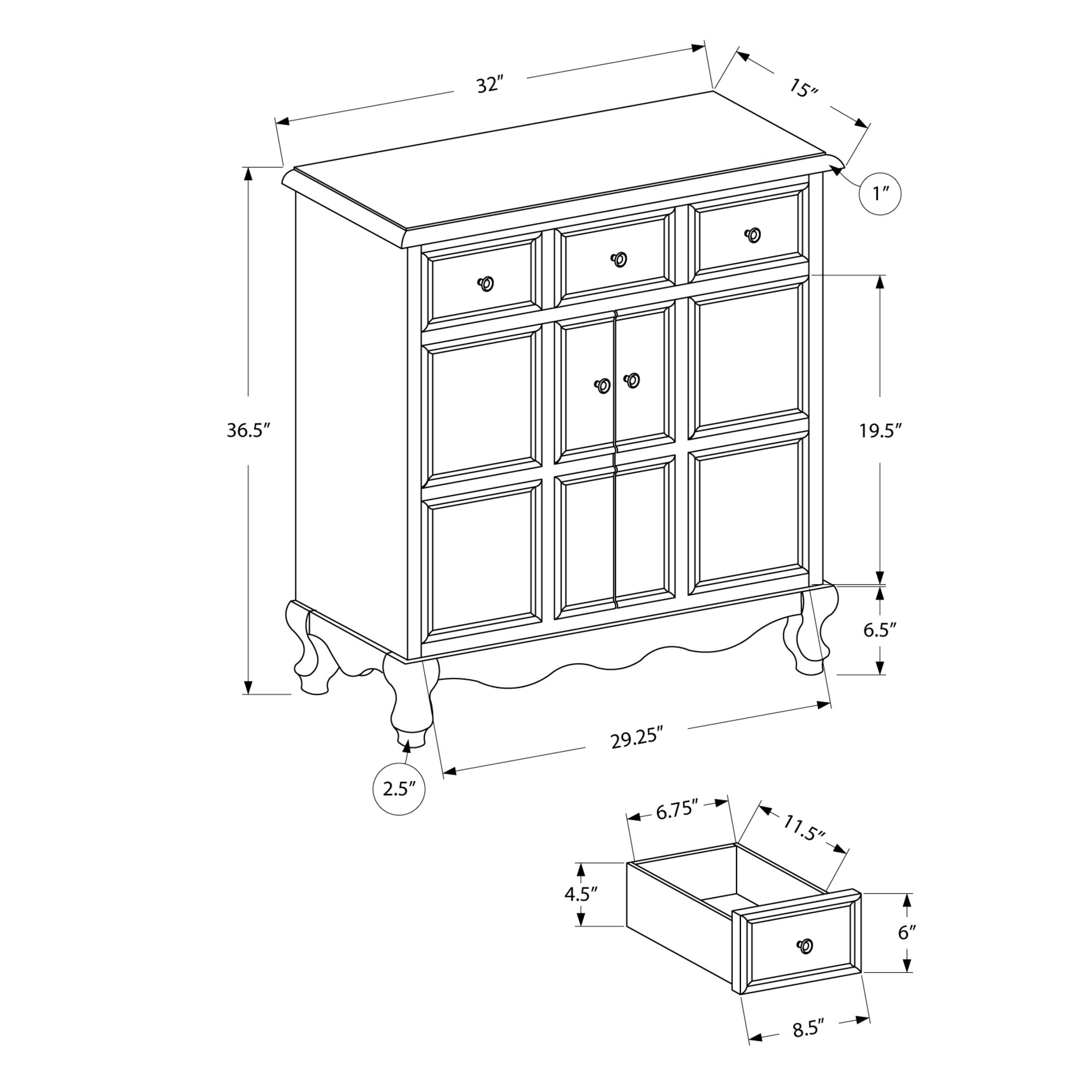 Monarch Specialties undefined in the Chests department at Lowes.com