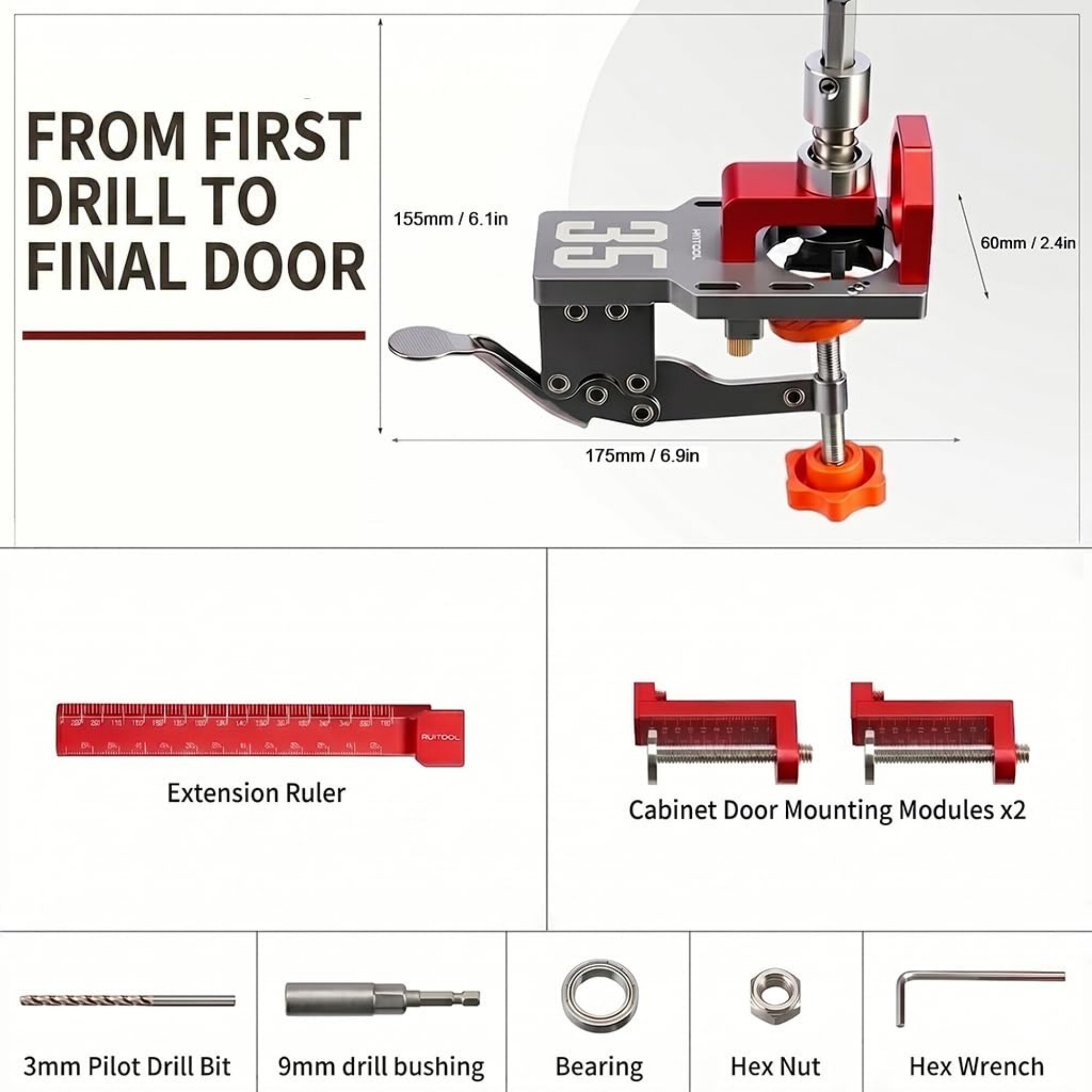 Wudkey L4-AD9Y0L Woodworking-Tool-Accessories - View #4