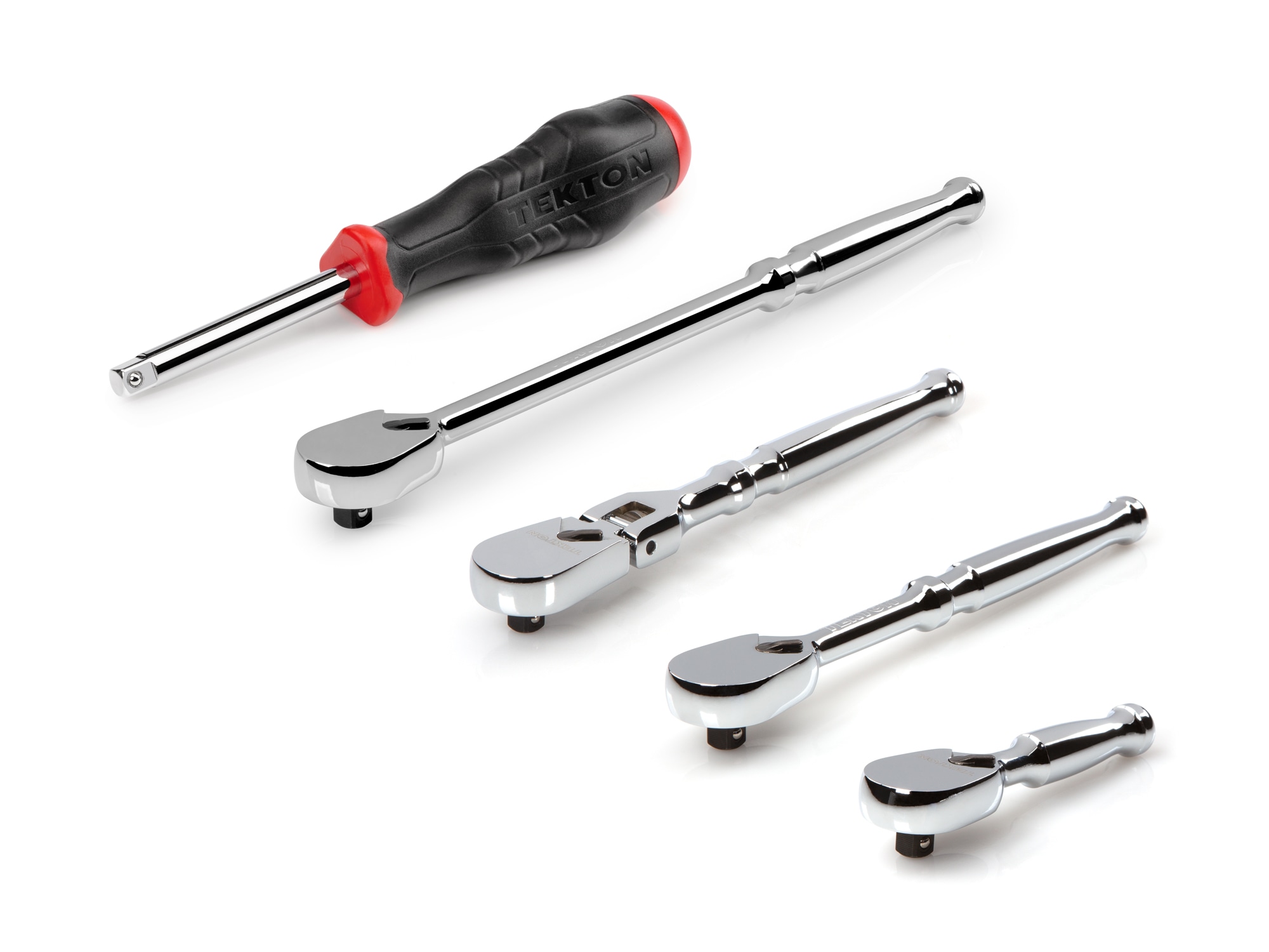 TEKTON 1/4 Inch Drive Ratchet and Spinner Handle Set (5-Piece) SDR99009 Sansujyuku sansujyuku.com