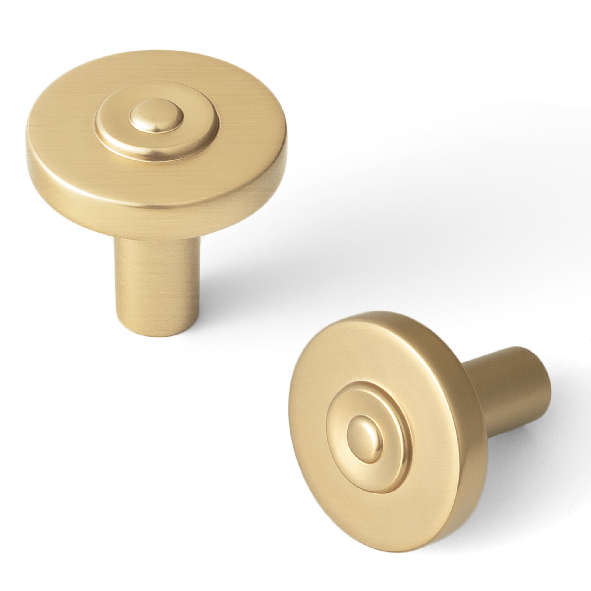 Miaokesen 1-1/5-in Champagne Bronze Novelty Modern Cabinet Knob 12 -Pack #2501UBR-DK-12