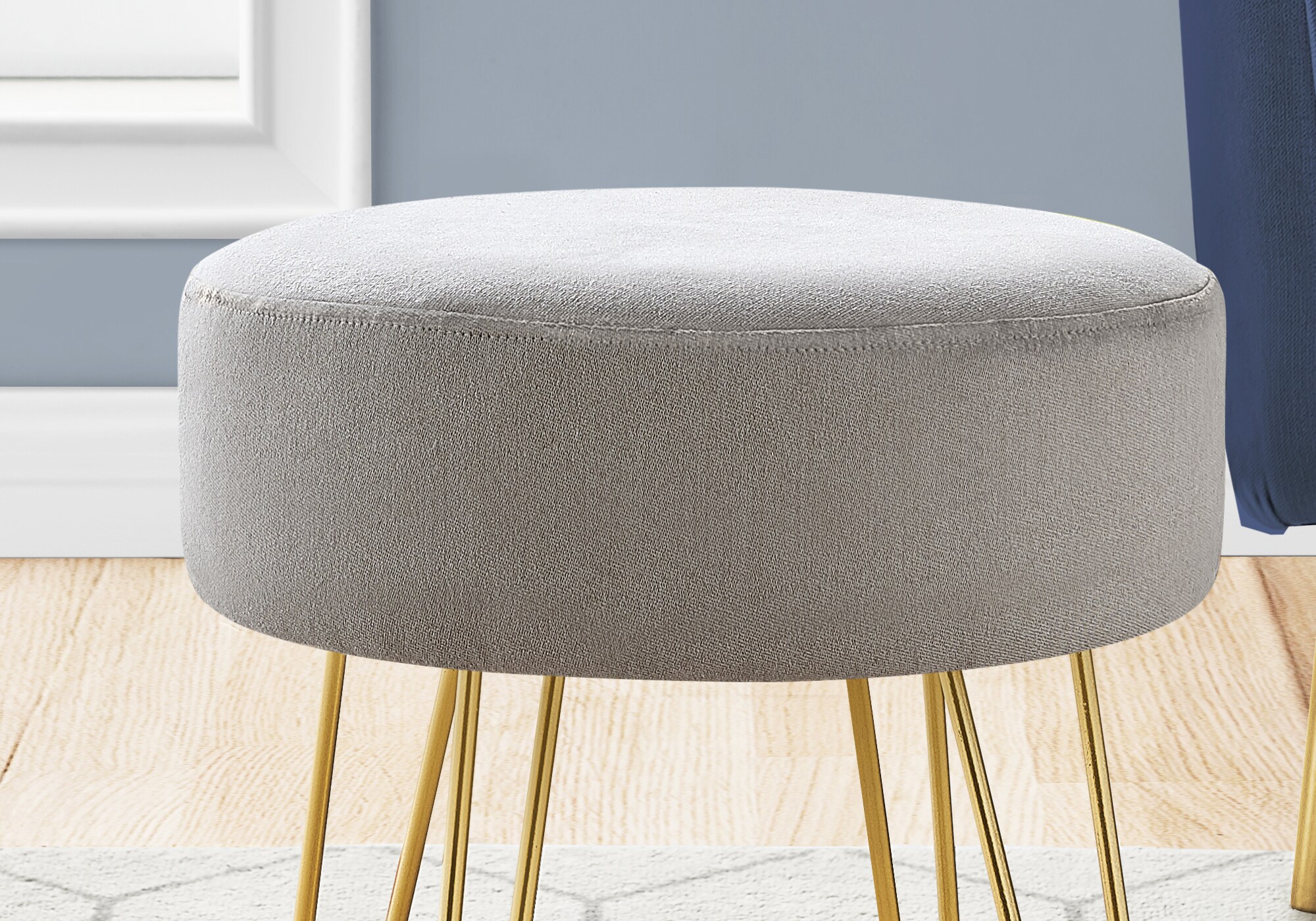 Monarch Specialties I 9003 Indoor-Ottomans - View #3