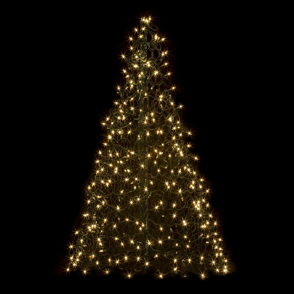 Crab Pot Trees G5C 4.83-ft Pre-lit Artificial Christmas Tree with Incandescent Lights