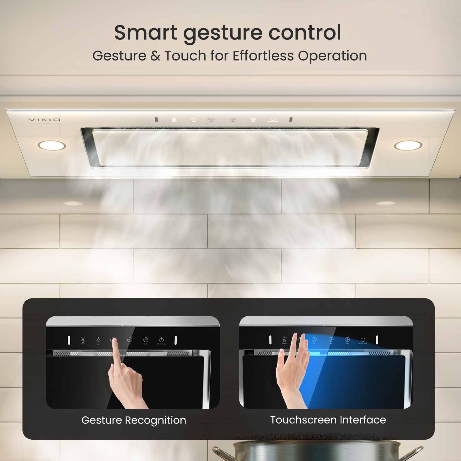 VIKIO B0136W Undercabinet-Range-Hoods - View #5