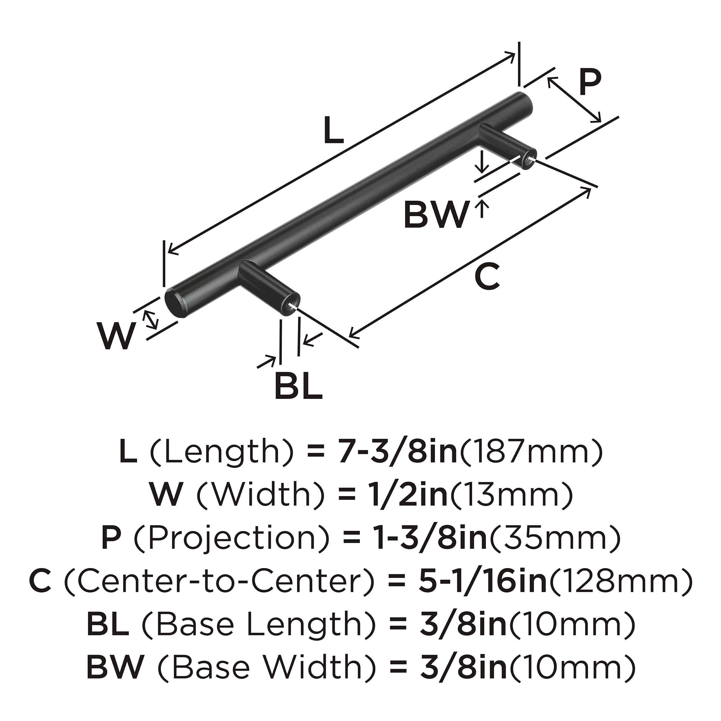 Amerock BP40517MB Cabinet-Pulls - View #5