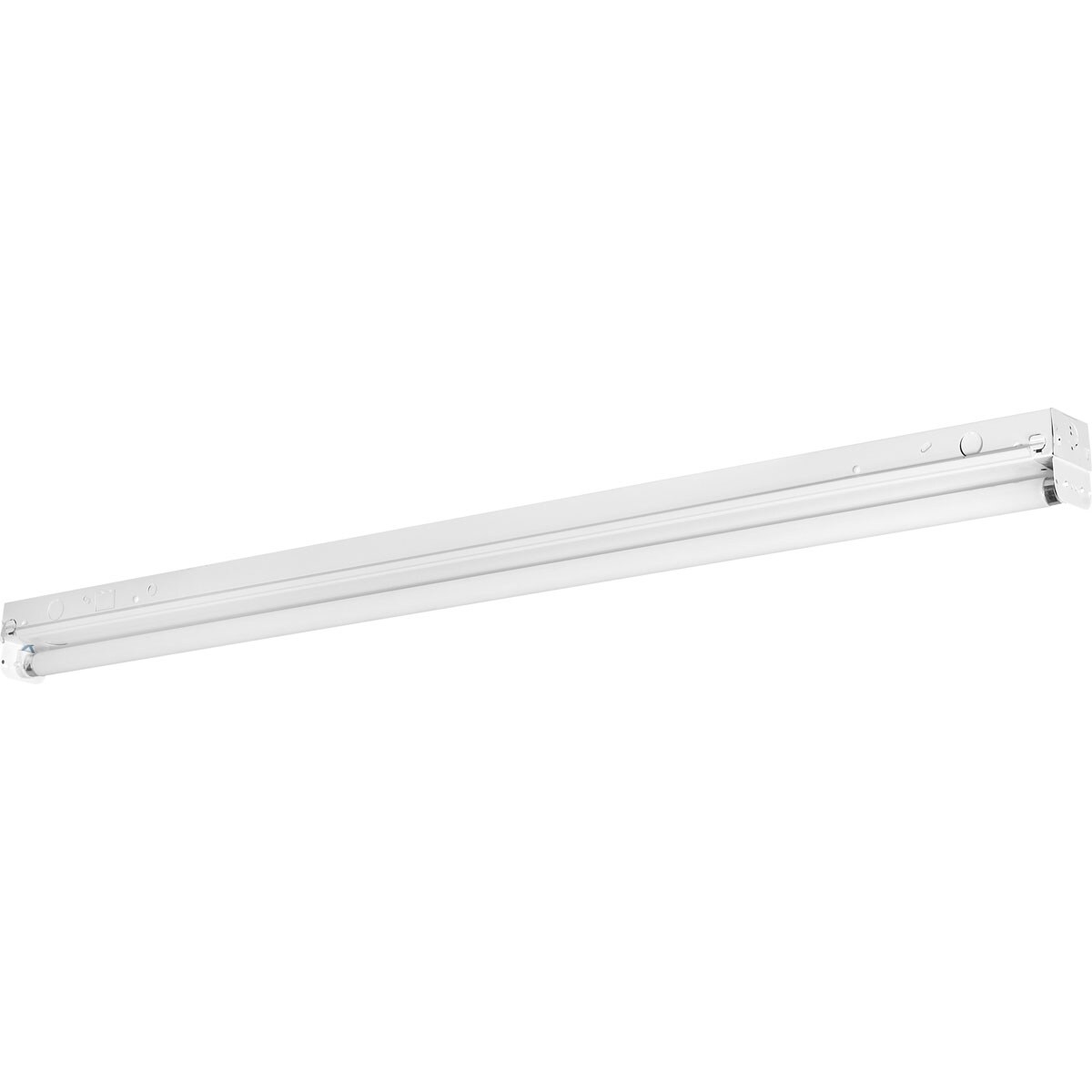 Progress Lighting P7267-30EB White 1-Light Fluorescent Strip Shop Light
