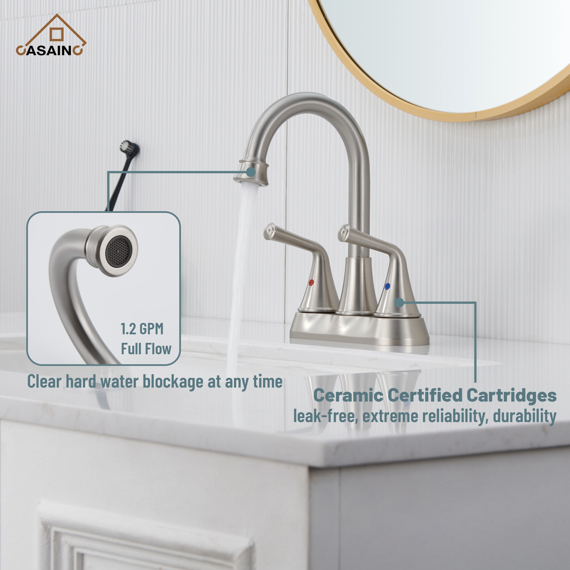 CASAINC MH-BS038-539 Lavatory-Faucets - View #7