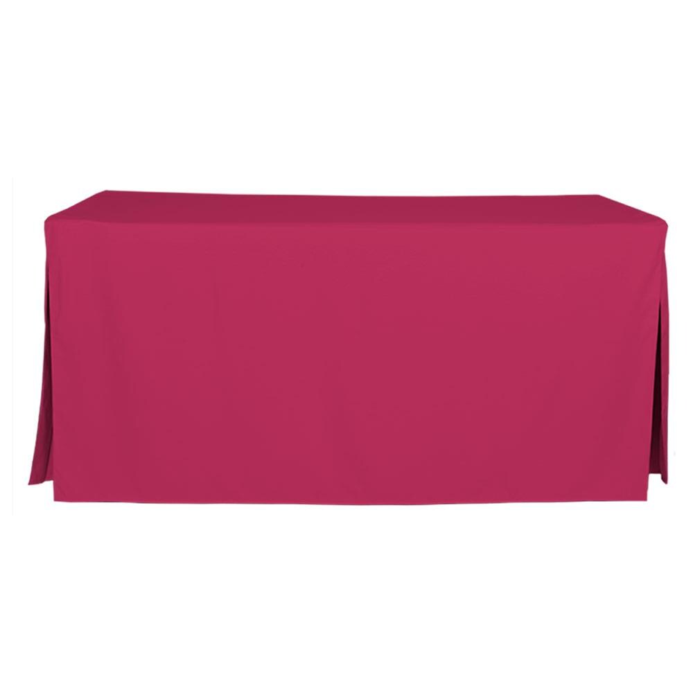 WestPoint Home 028828431639 Tablevogue Table Cover Collection Fitted Indoor/Outdoor Fuchsia Table Cover for 6-ft rectangle