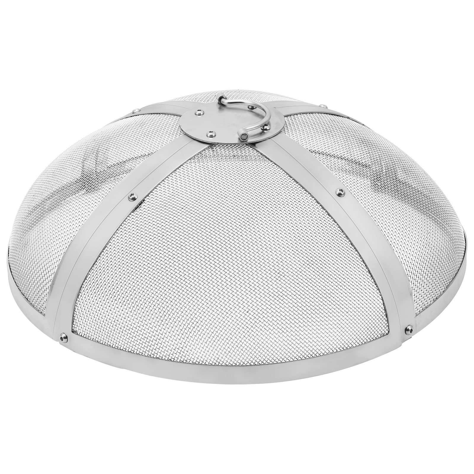 VEVOR HKWZ201BXGYX20HA9V0 Fire Pit 27-Inches Silver Round Firepit Cover