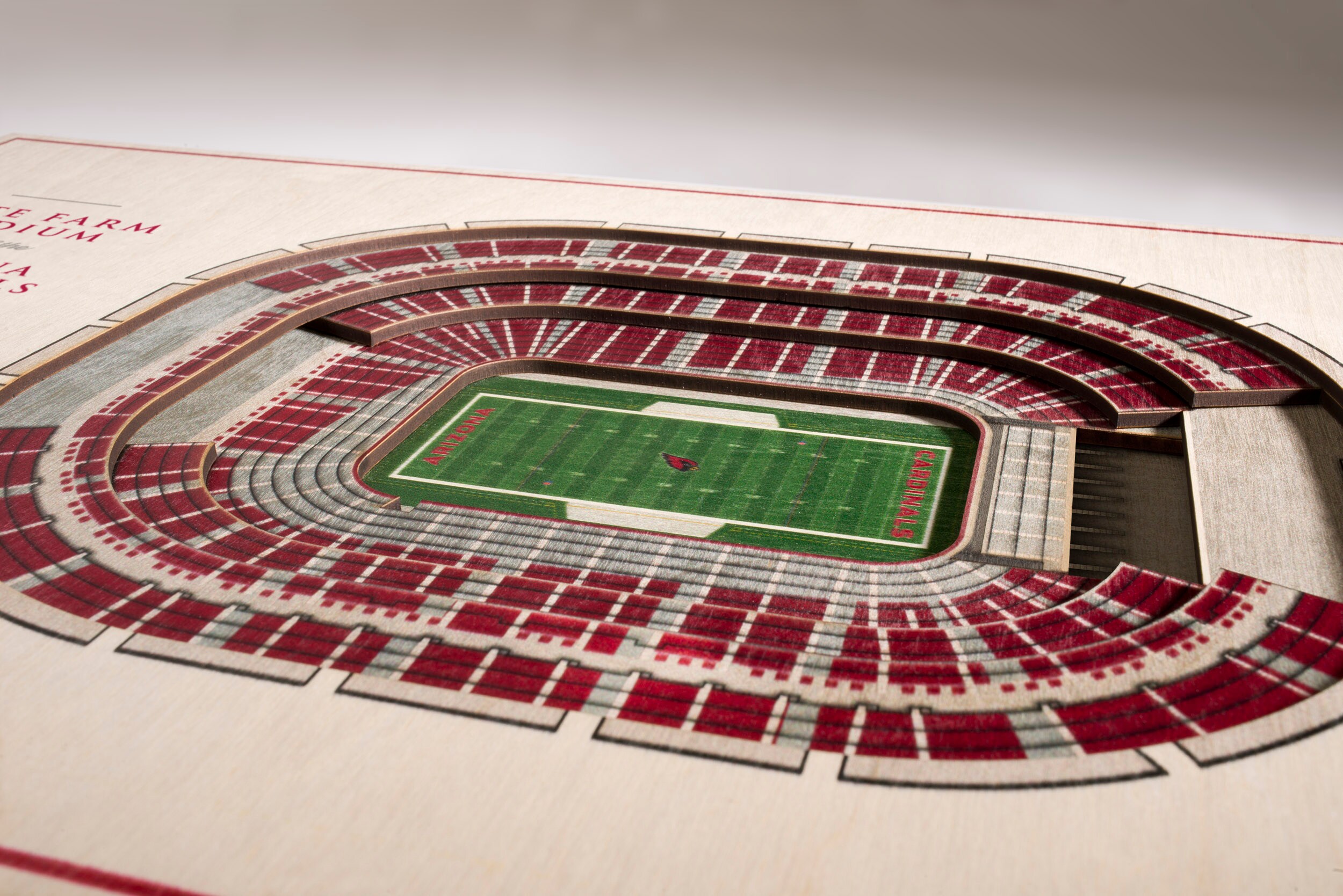 : YouTheFan NFL Arizona Cardinals 3D StadiumView Coasters -  State Farm Stadium : Sports & Outdoors