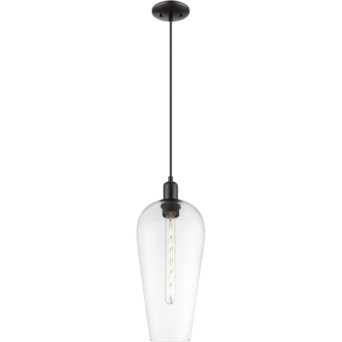 Innovations Lighting 2858022 716-1P-BK-G456-8CL Chelsea Mini Pendant Matte Black