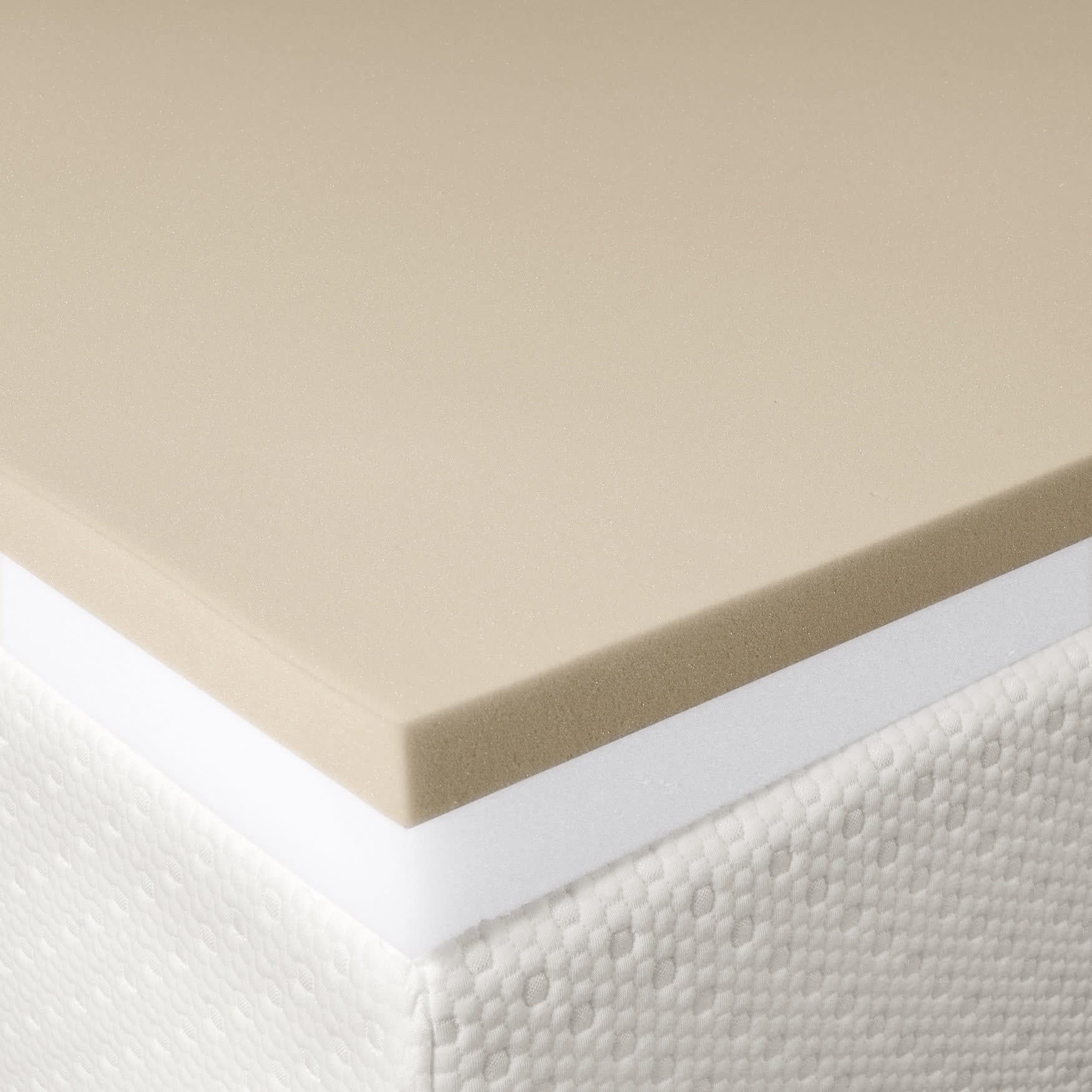 BrylaneHome 196696250192 3-in Gel Memory Foam Revitalizer Topper With Skirted Cover